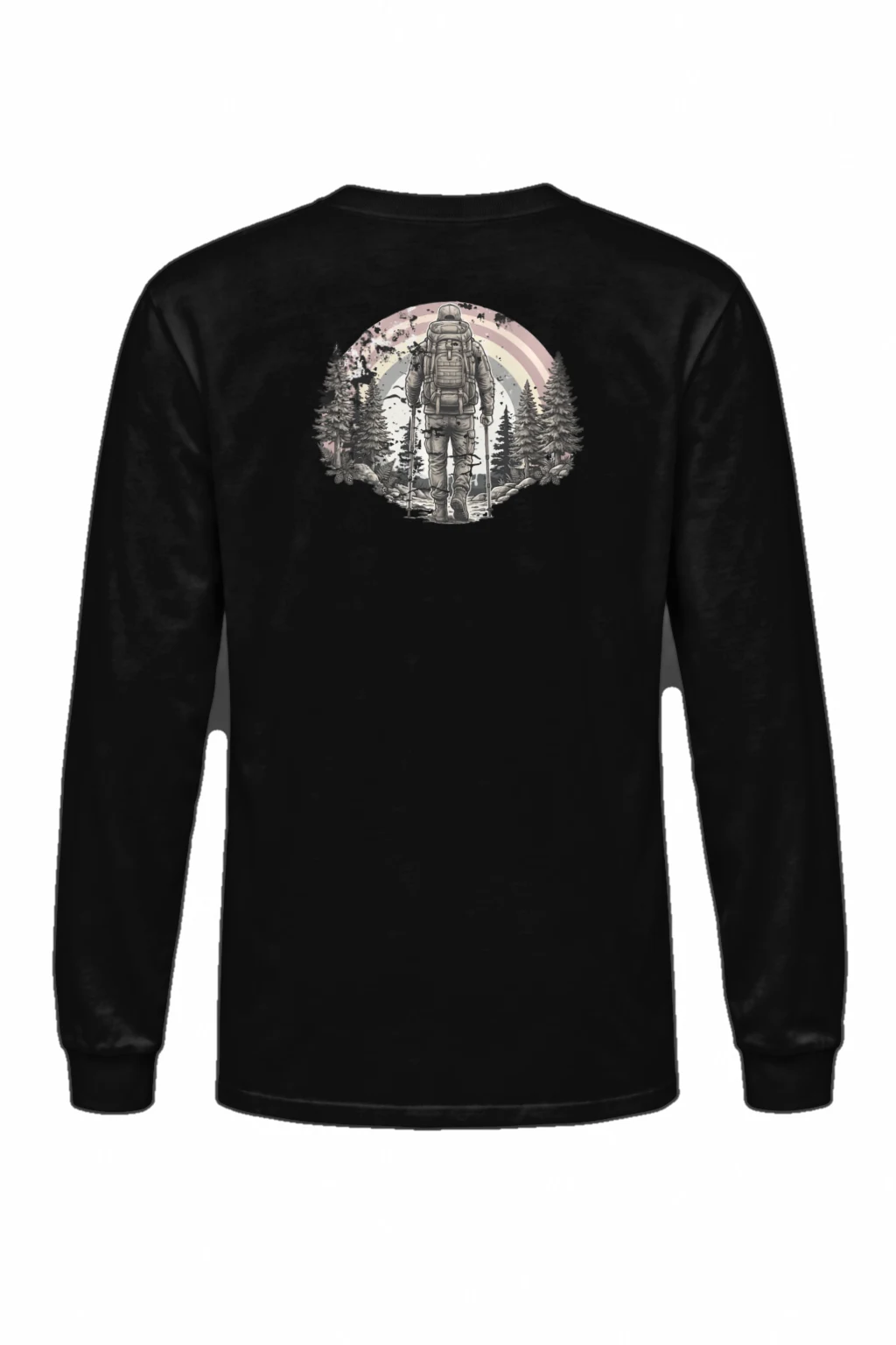 "Astronaut Trail" Unisex Longsleeve T-shirt | Gildan 2400