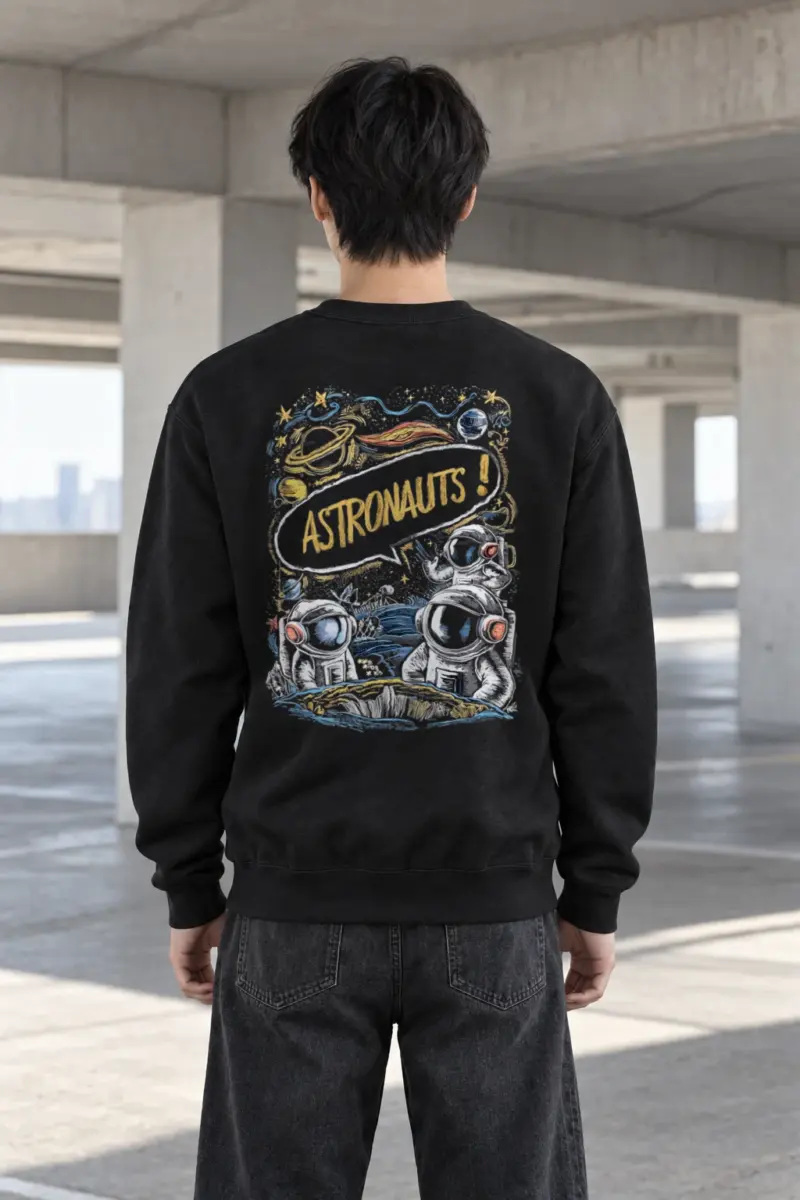 "Astronauts" Heavy Blend Unisex Crewneck Sweatshirt