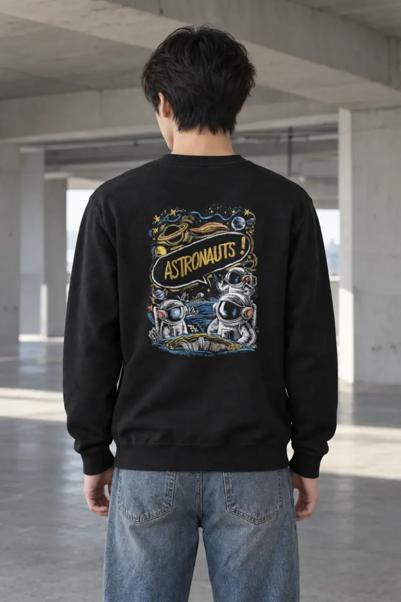 "Astronauts" Heavy Blend Unisex Crewneck Sweatshirt