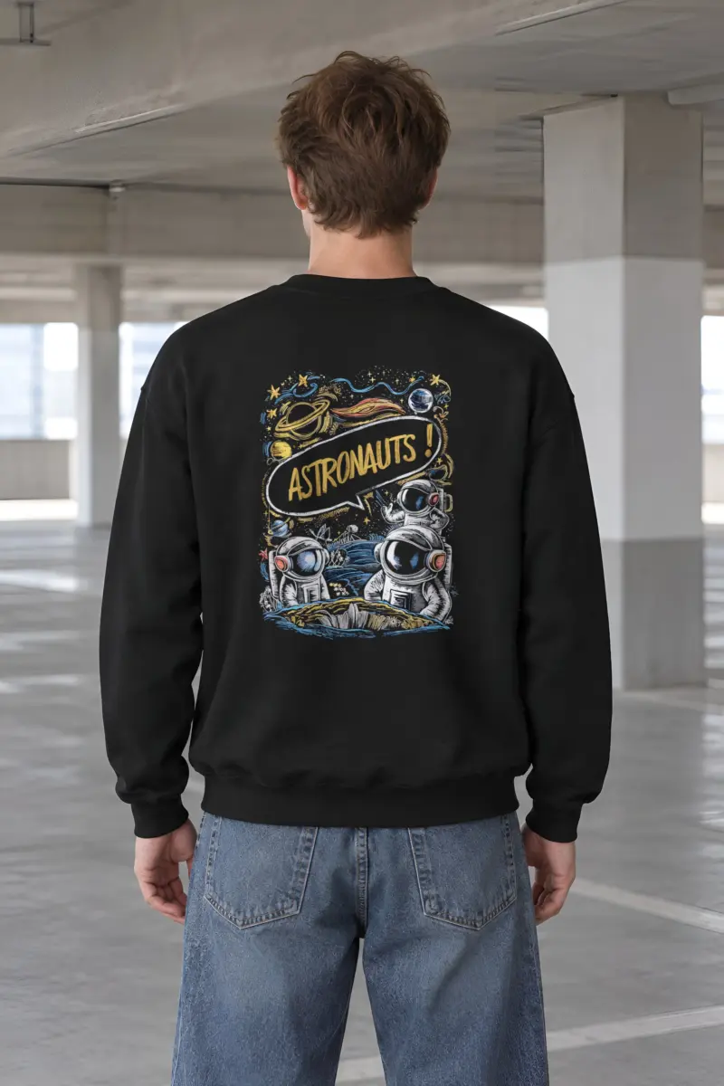 "Astronauts" Heavy Blend Unisex Crewneck Sweatshirt