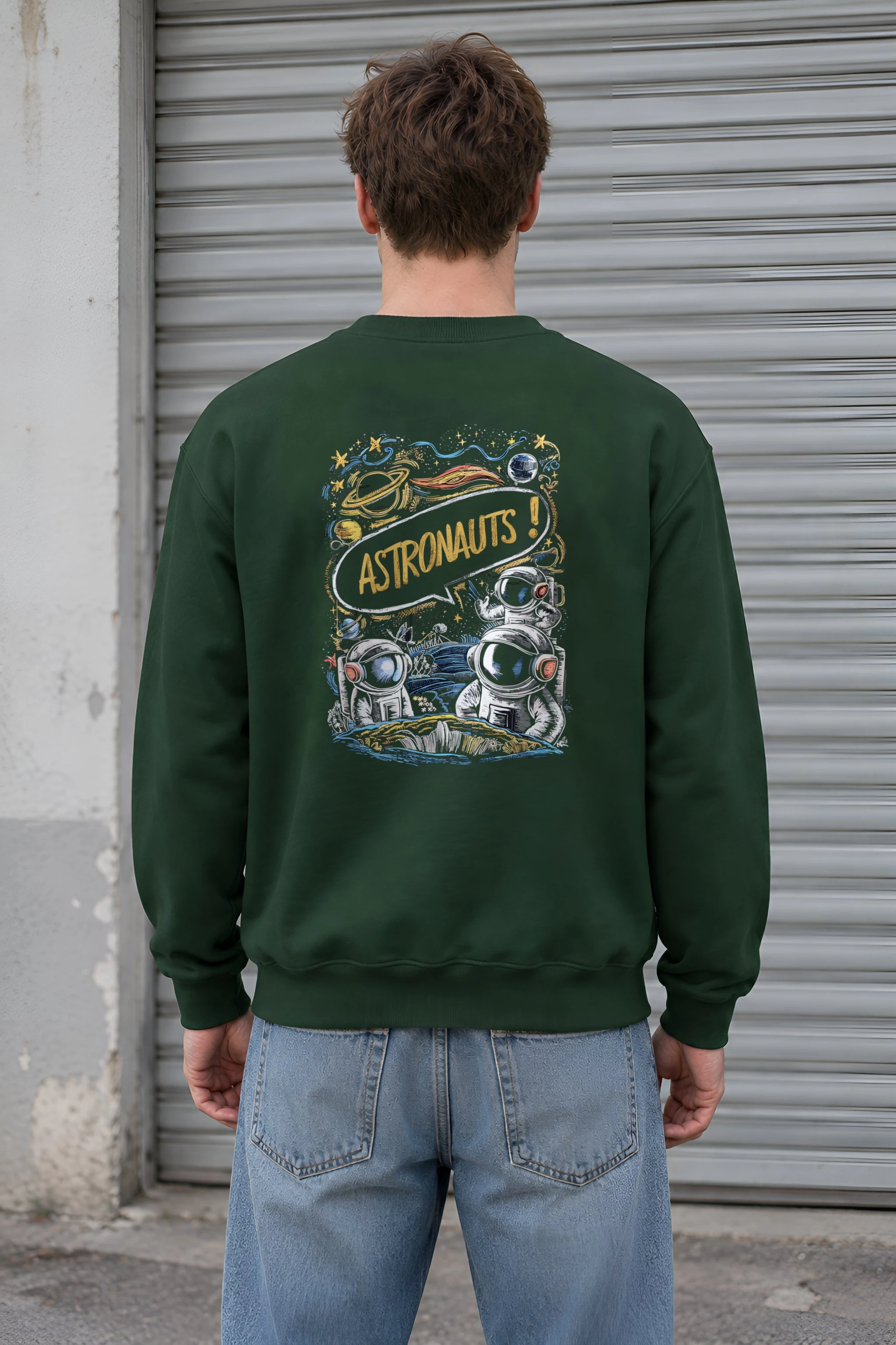 "Astronauts" 1 Crewneck Sweatshirt