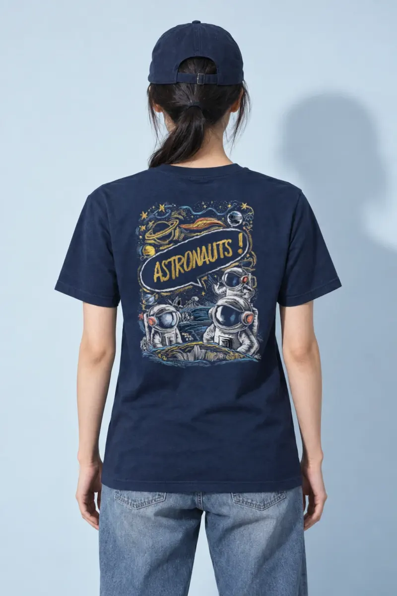 "Astronauts!" Heavyweight Unisex Crewneck T-shirt
