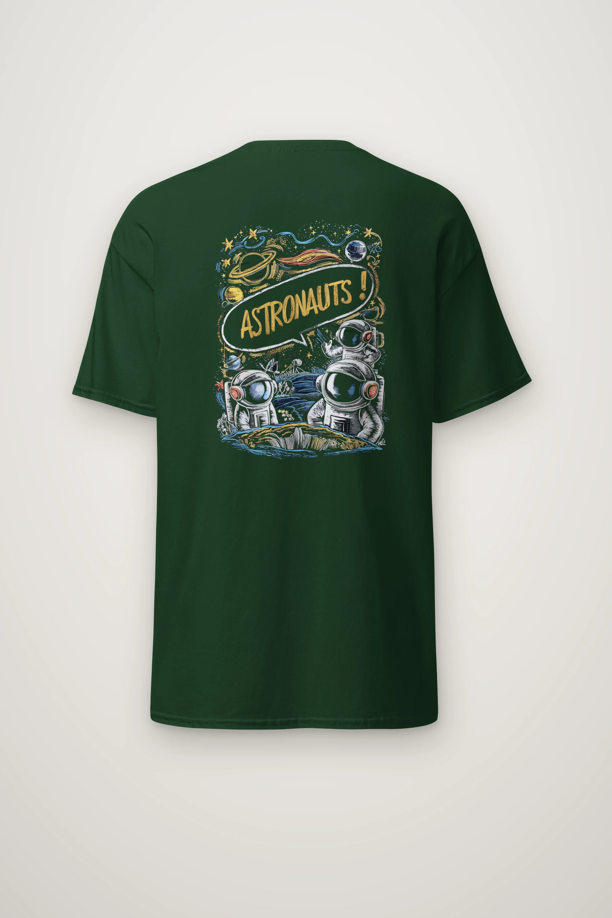 "Astronauts!" Heavyweight Unisex Crewneck T-shirt