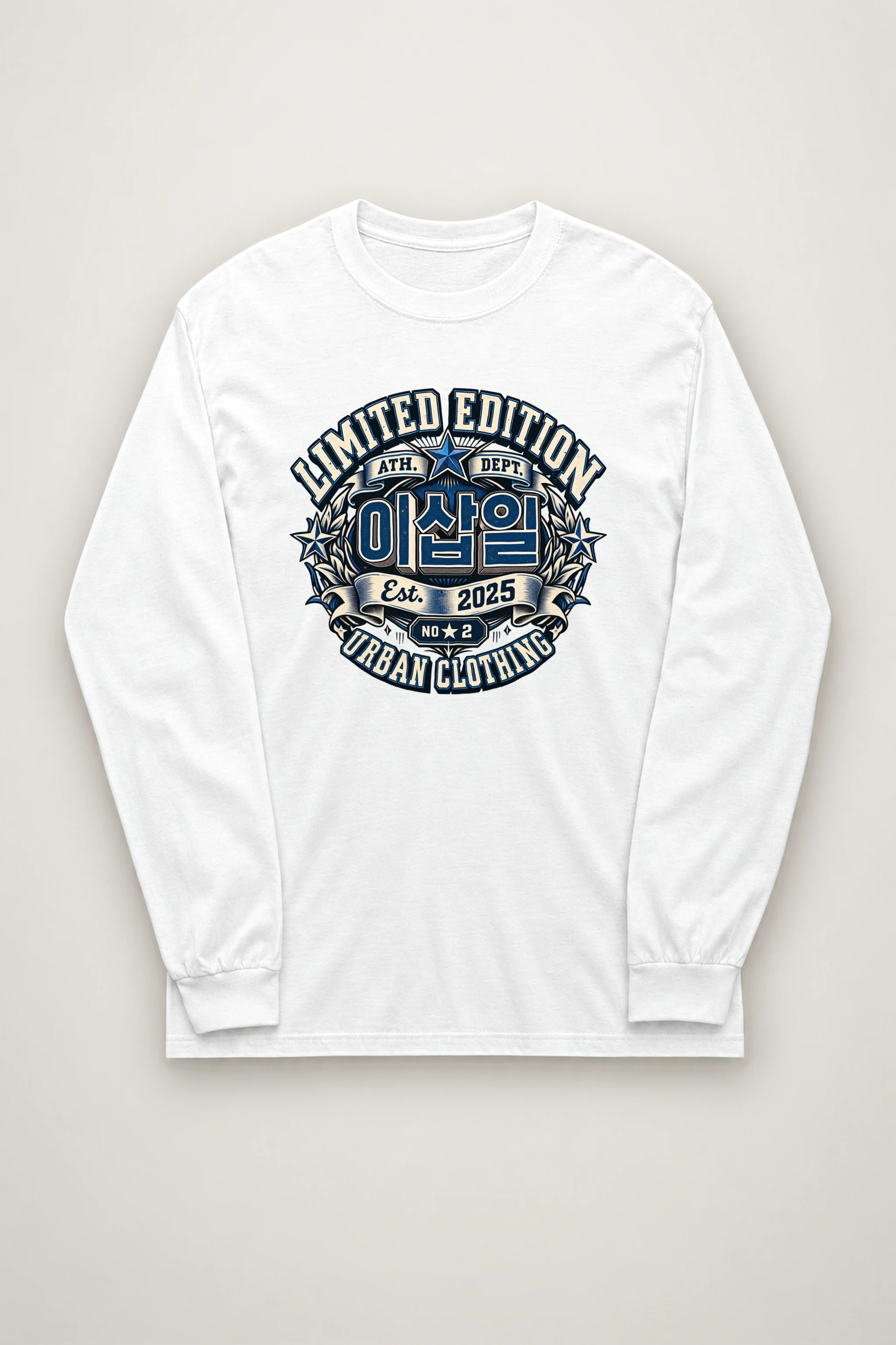 "Urban Clothing Laurels" Unisex Longsleeve T-shirt