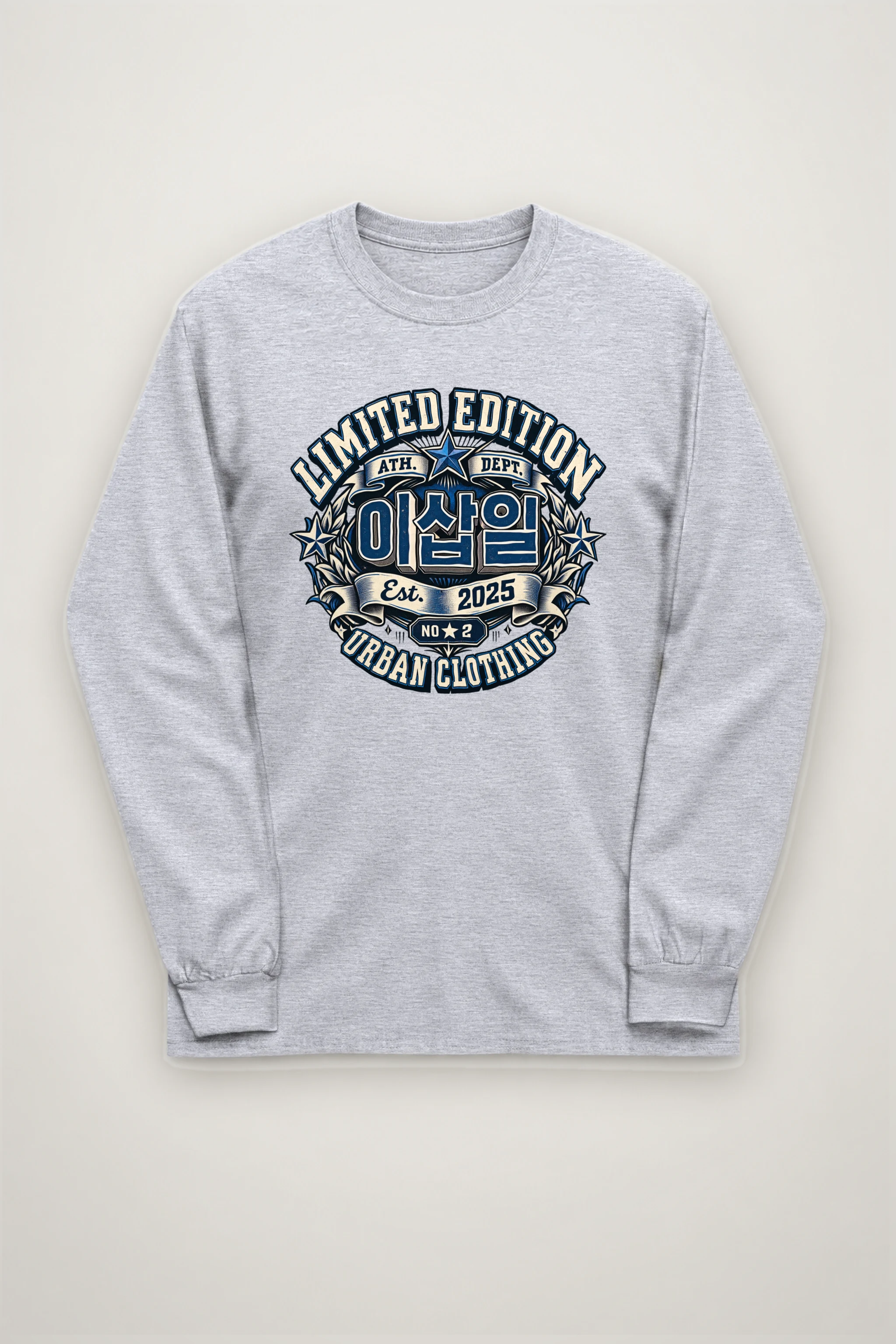 "Urban Clothing Laurels" Unisex Longsleeve T-shirt