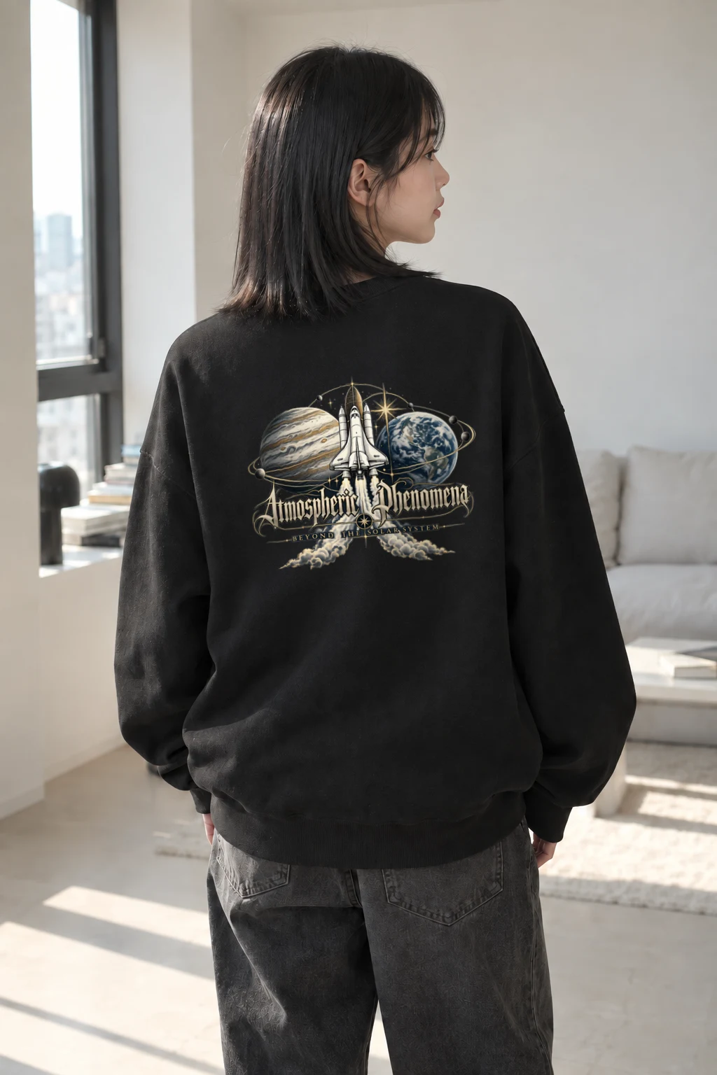 "Atmospheric Phenomena" Heavy Blend Unisex Crewneck Sweatshirt | Gildan 18000