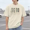 "Attention Gives Time" Men's Oversized Heavyweight Crewneck T-Shirt