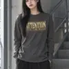 "Attention Gives Time Weight" Unisex Longsleeve T-shirt