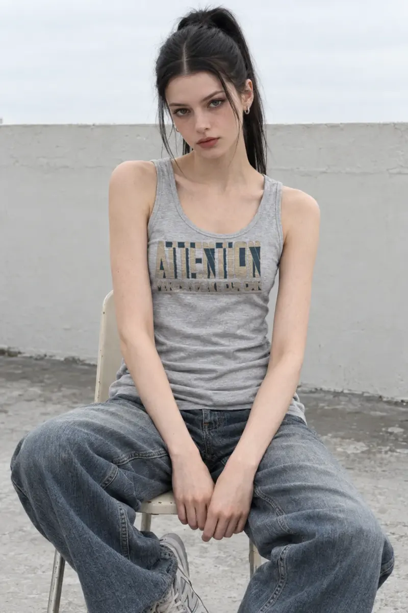 “Attention Makes a Place” Unisex Jersey Tank
