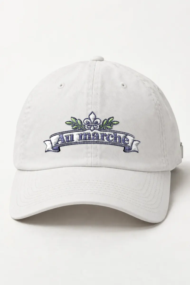 "Au Marché Emblem" Classic Dad Hat · Embroidered
