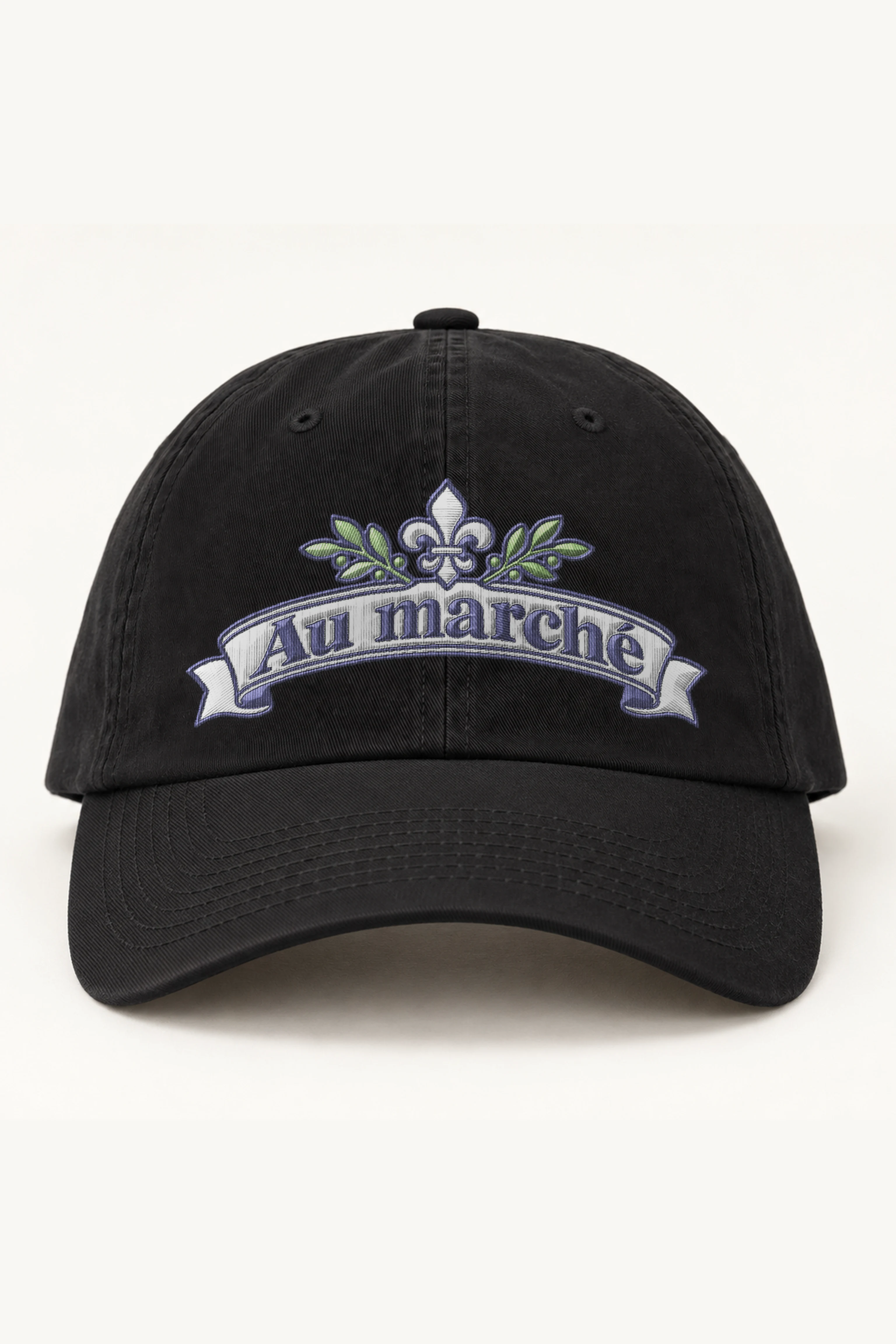 "Au Marché Emblem" Classic Dad Hat · Embroidered