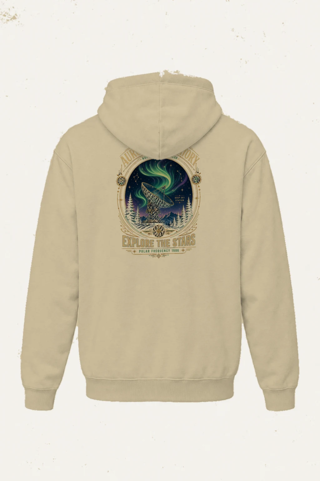 "Aurora Observatory" Heavy Blend Unisex Pullover Hoodie | Gildan 18500