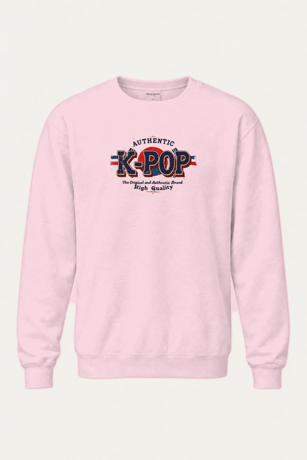 "Authentic K-Pop" Heavy Blend Unisex Crewneck Sweatshirt | Gildan 18000