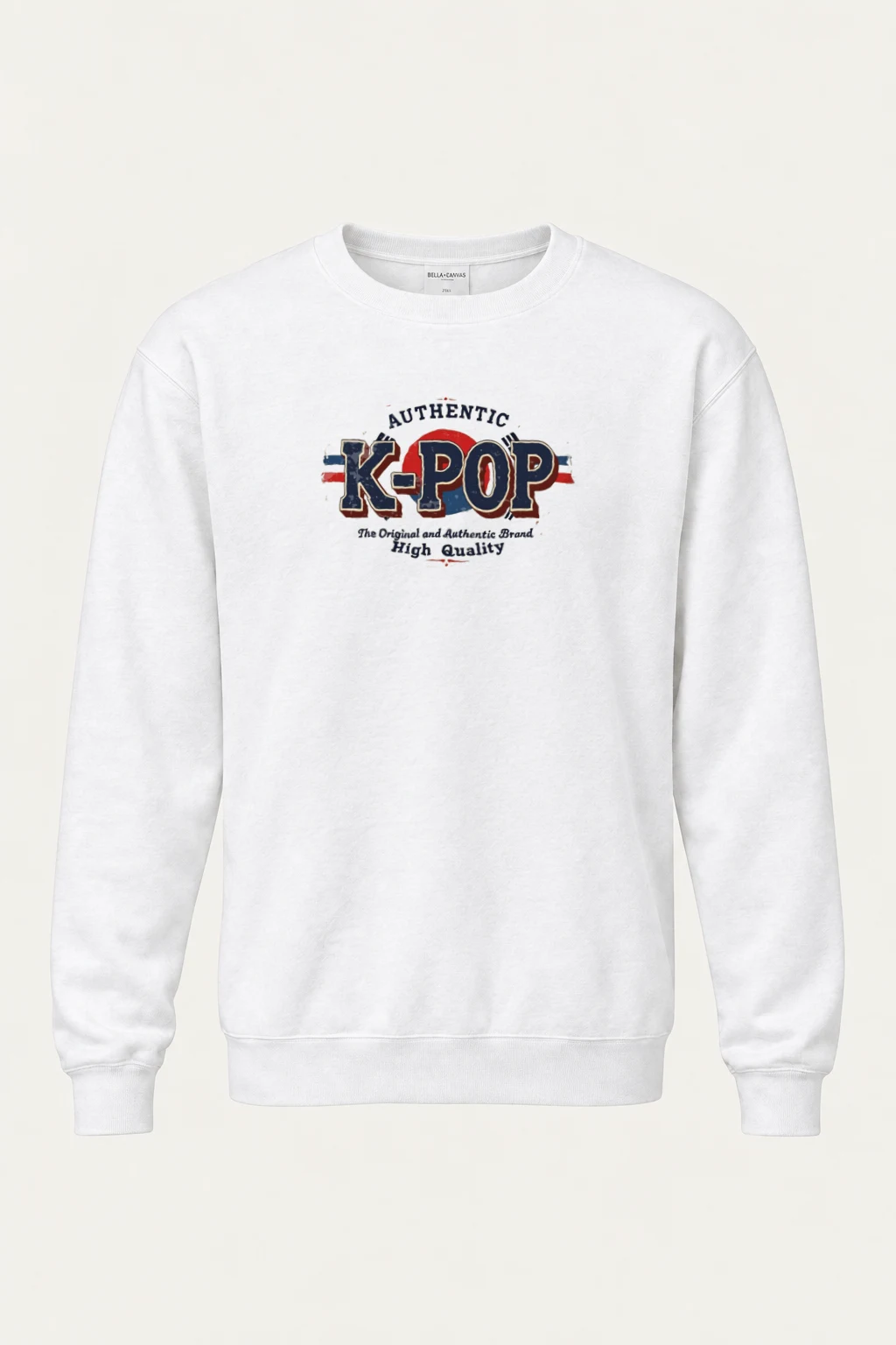 "Authentic K-Pop" Heavy Blend Unisex Crewneck Sweatshirt | Gildan 18000