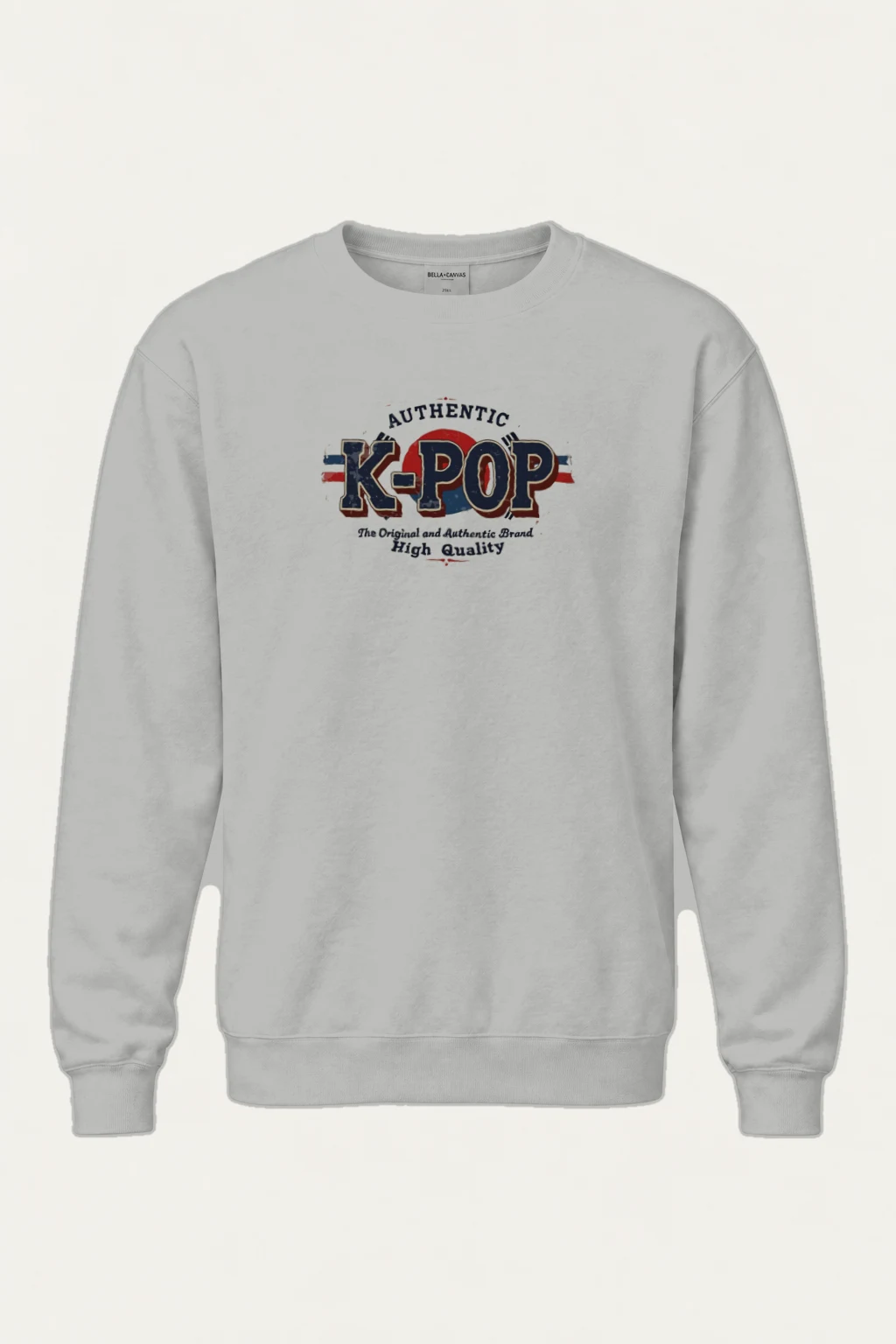 "Authentic K-Pop" Heavy Blend Unisex Crewneck Sweatshirt | Gildan 18000