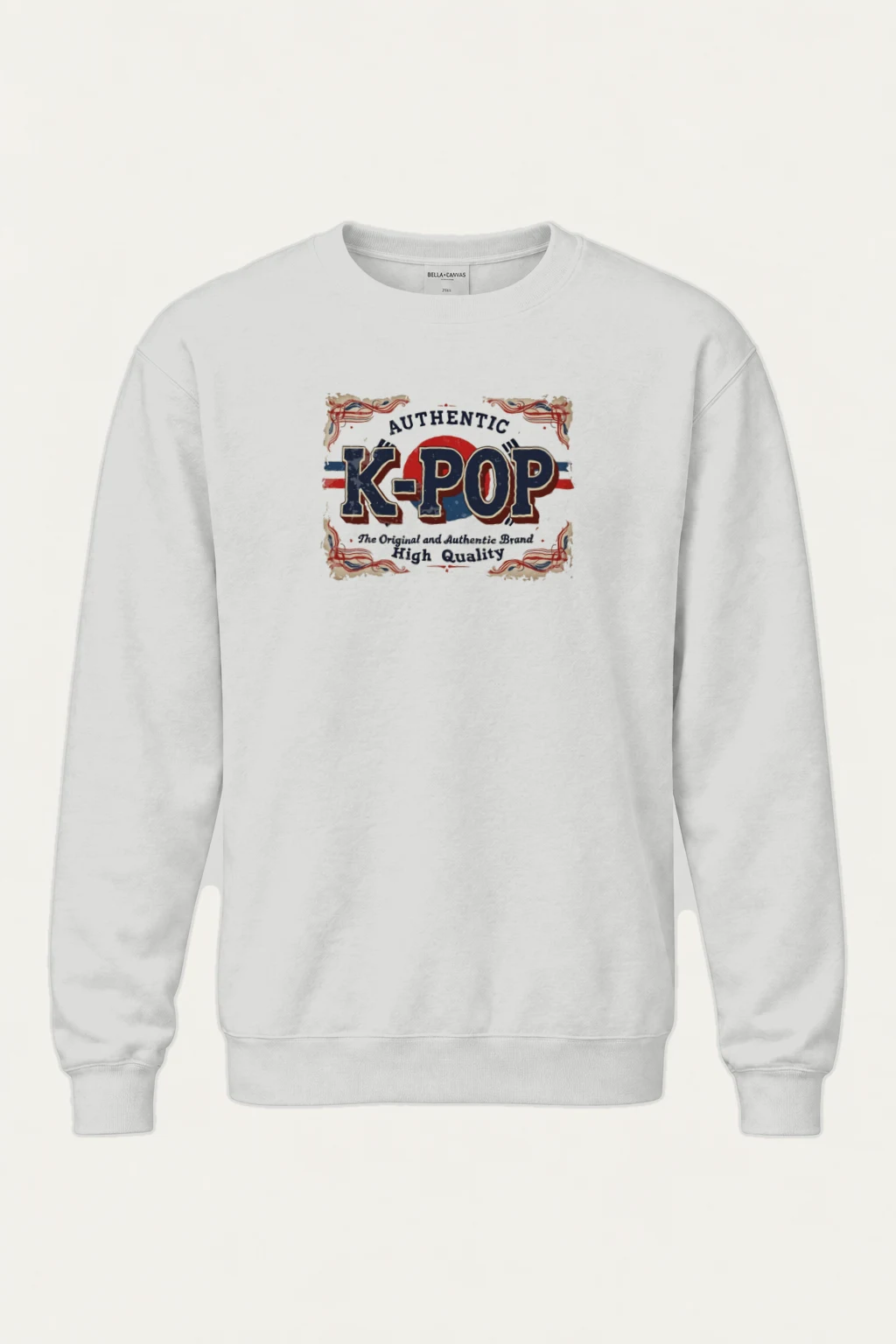 "Authentic K-Pop" Heavy Blend Unisex Crewneck Sweatshirt | Gildan 18000