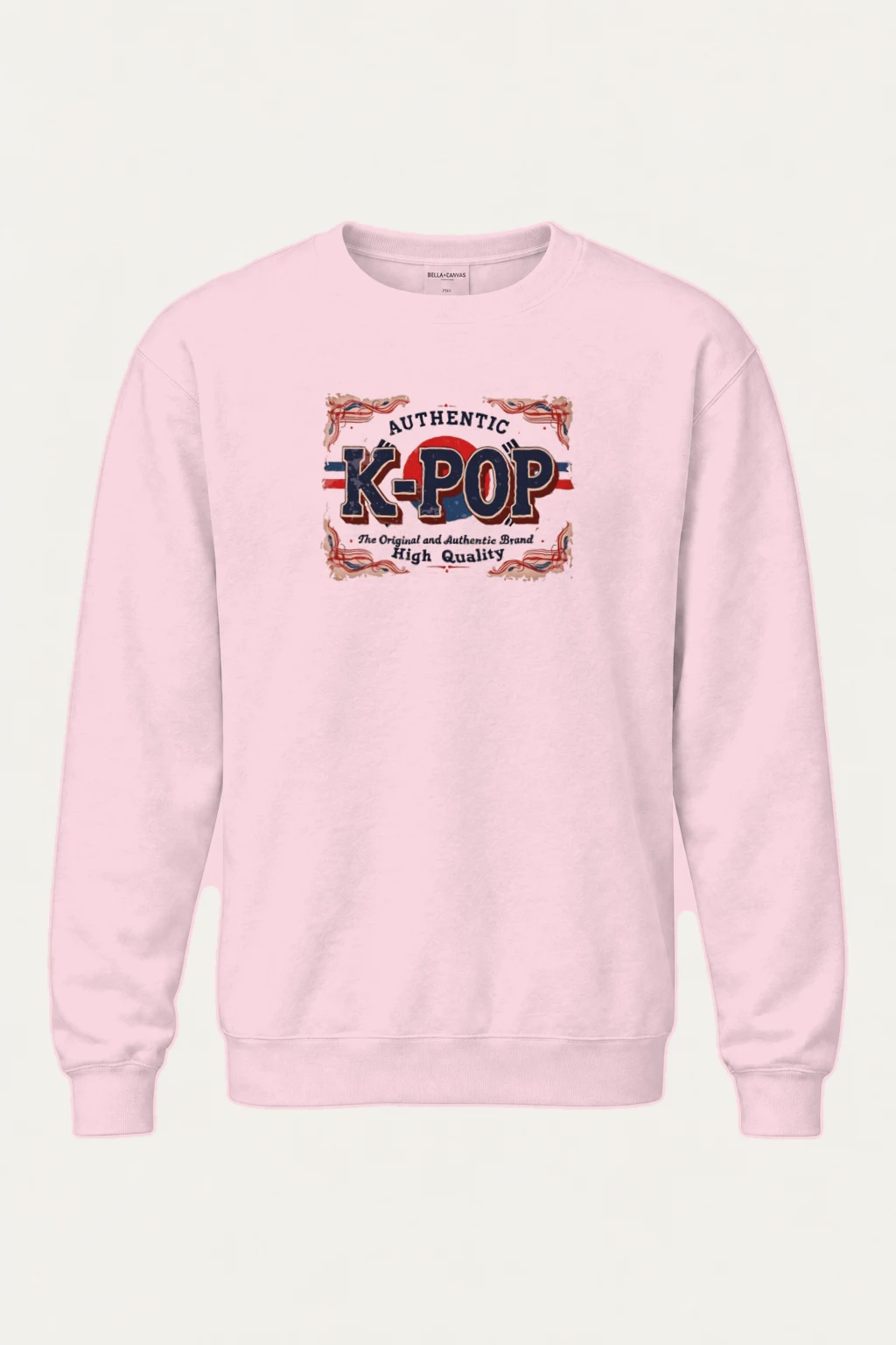 "Authentic K-Pop" Heavy Blend Unisex Crewneck Sweatshirt | Gildan 18000