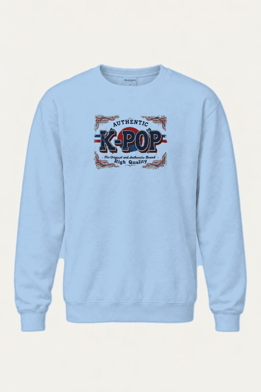 "Authentic K-Pop" Heavy Blend Unisex Crewneck Sweatshirt | Gildan 18000