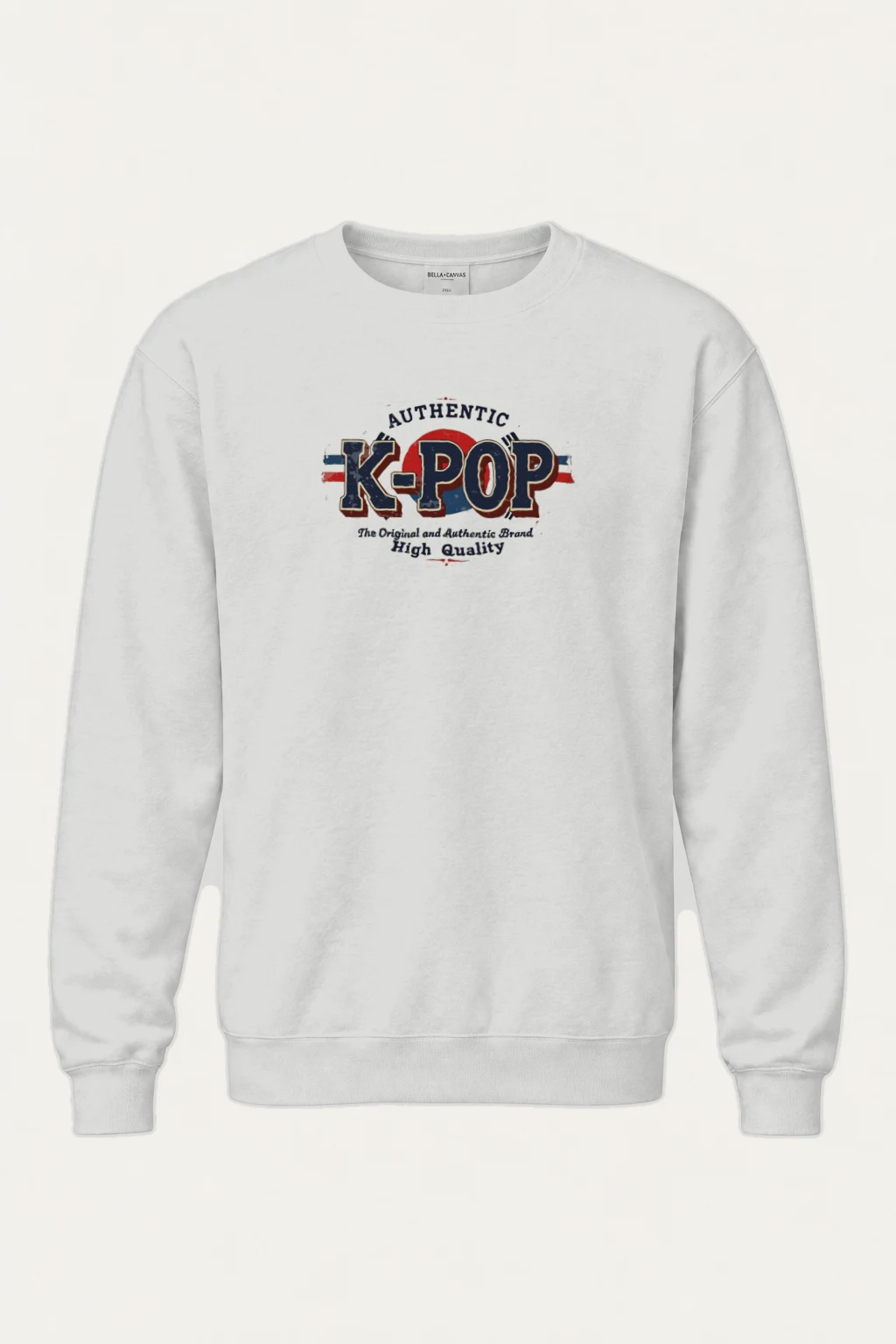 "Authentic K-Pop" Heavy Blend Unisex Crewneck Sweatshirt | Gildan 18000