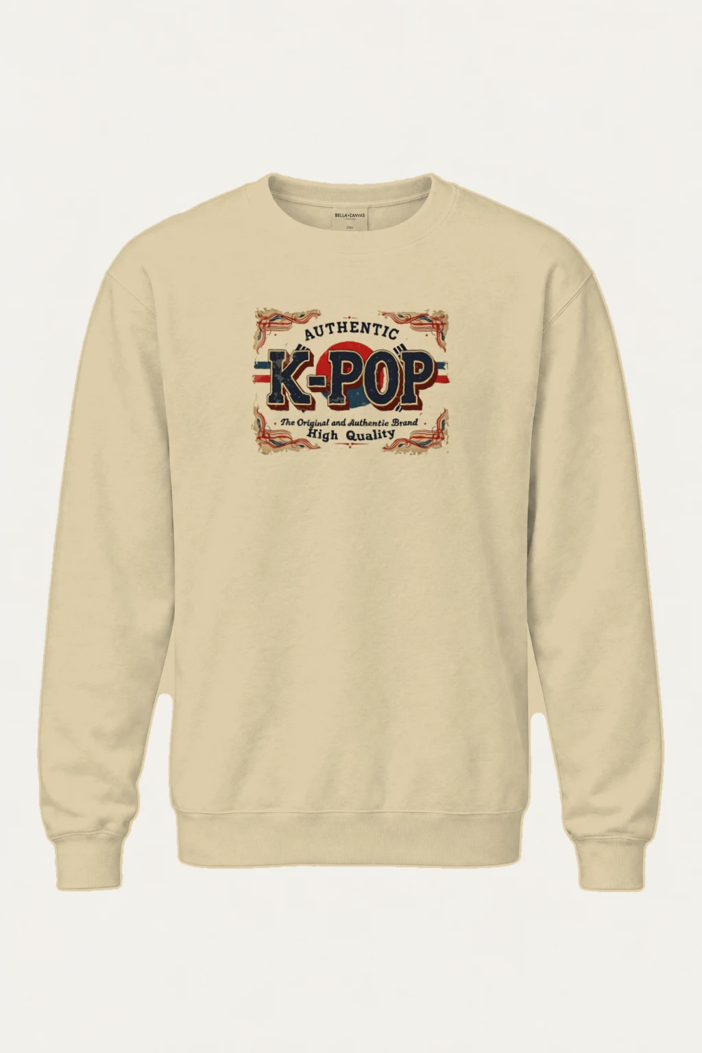 "Authentic K-Pop" Heavy Blend Unisex Crewneck Sweatshirt | Gildan 18000
