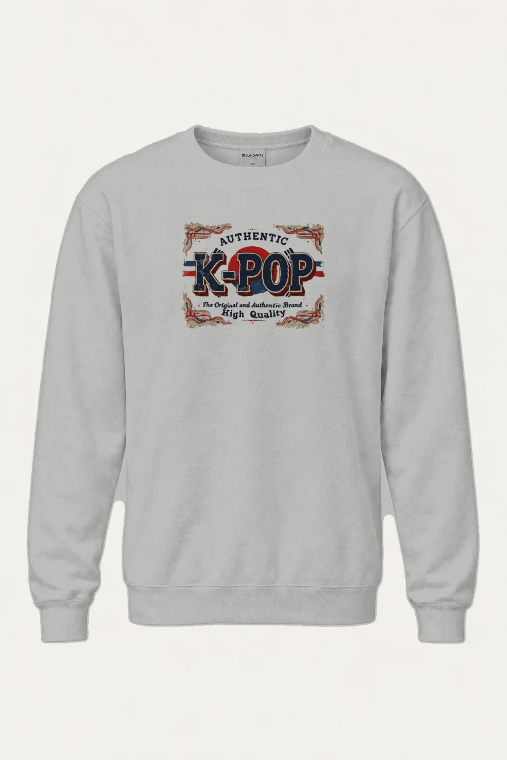 "Authentic K-Pop" Heavy Blend Unisex Crewneck Sweatshirt | Gildan 18000