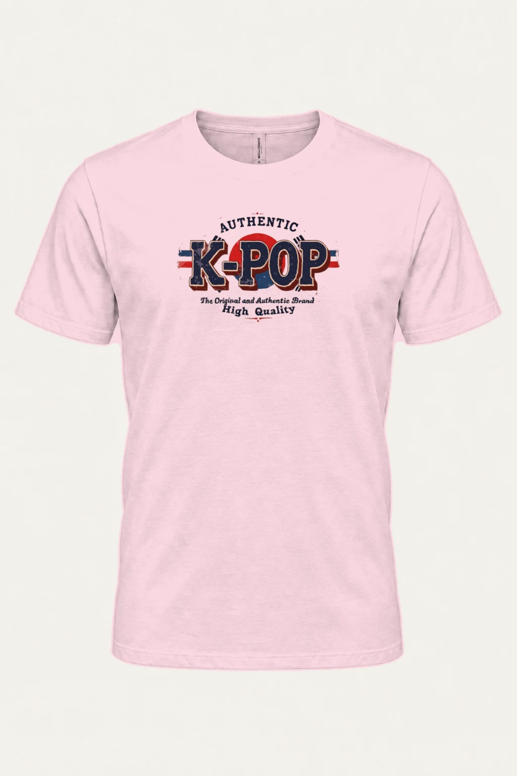 "Authentic K-Pop" Heavyweight Unisex Crewneck T-shirt | Gildan 5000