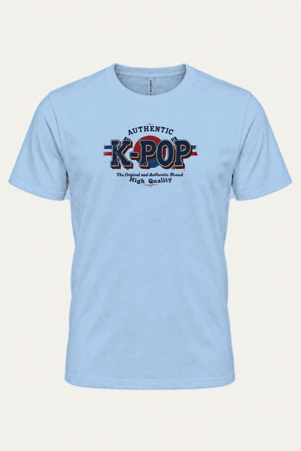 "Authentic K-Pop" Heavyweight Unisex Crewneck T-shirt | Gildan 5000