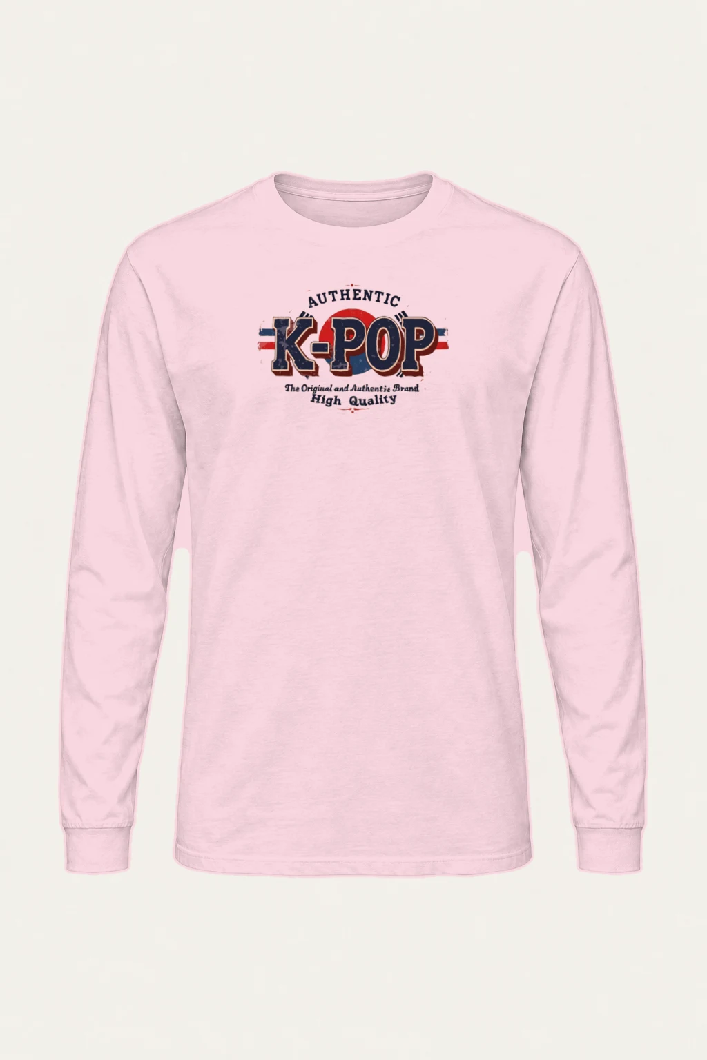 "Authentic K-Pop" Unisex Longsleeve T-shirt | Gildan 2400