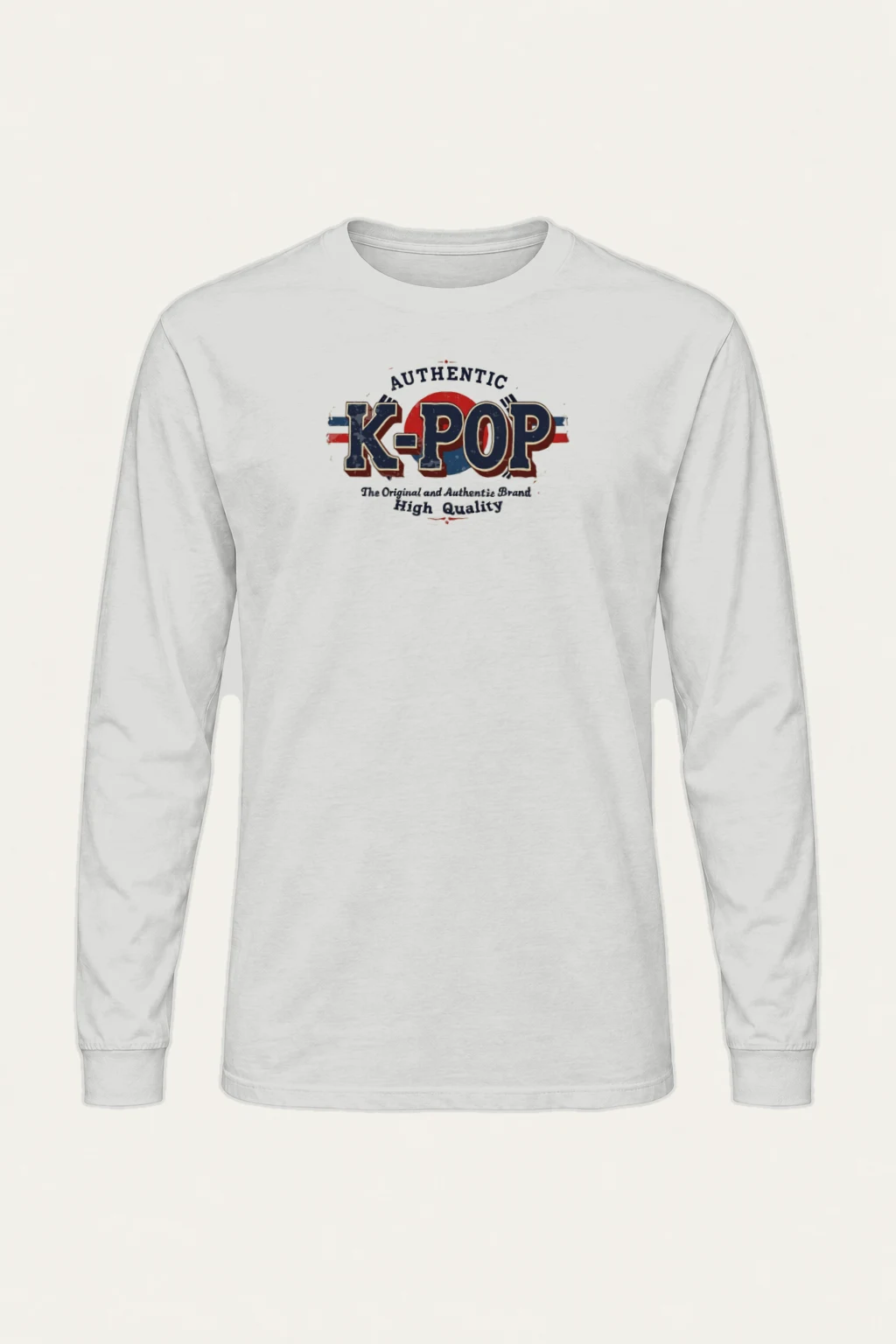 "Authentic K-Pop" Unisex Longsleeve T-shirt | Gildan 2400