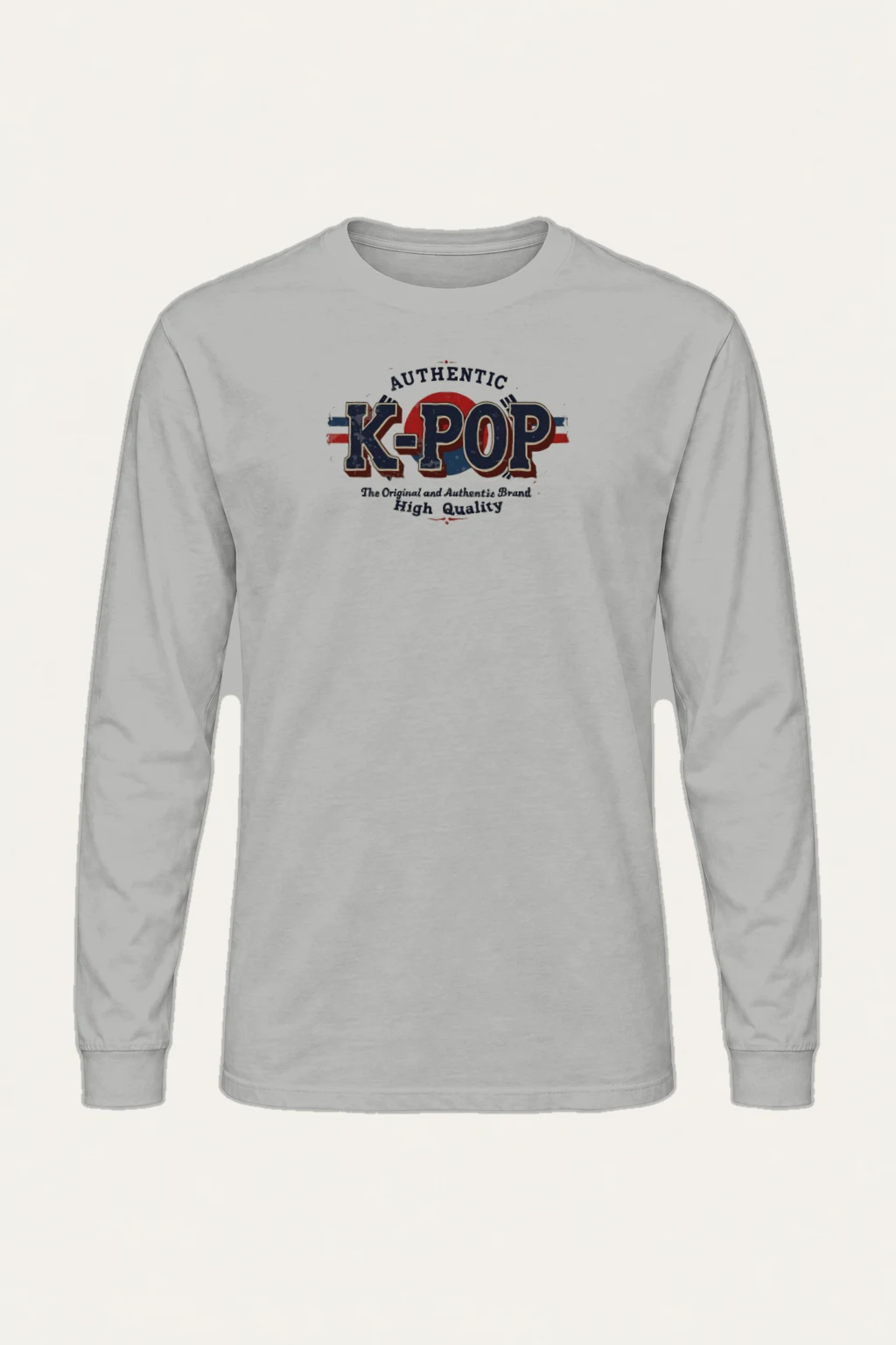 "Authentic K-Pop" Unisex Longsleeve T-shirt | Gildan 2400