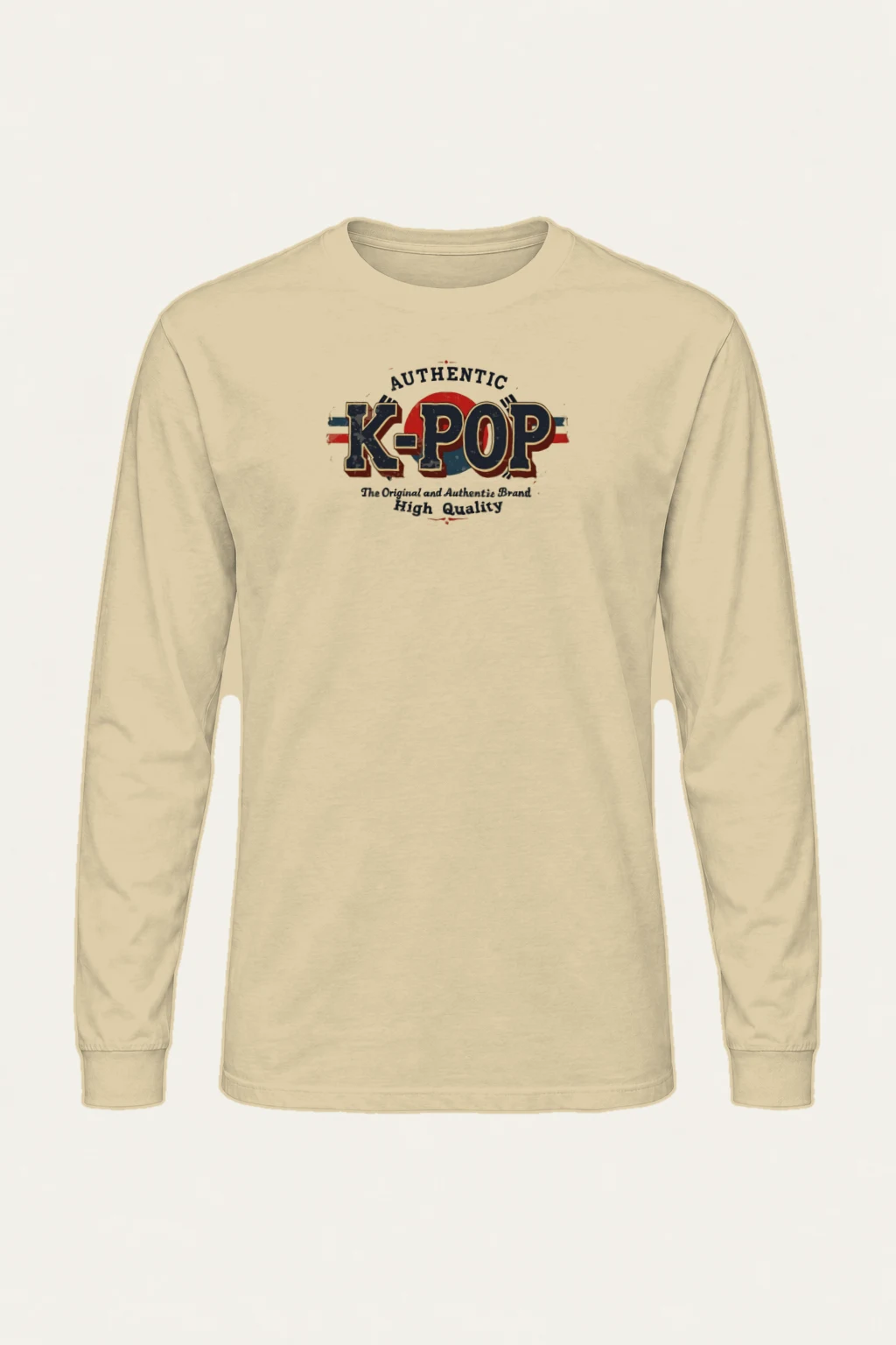 "Authentic K-Pop" Unisex Longsleeve T-shirt | Gildan 2400