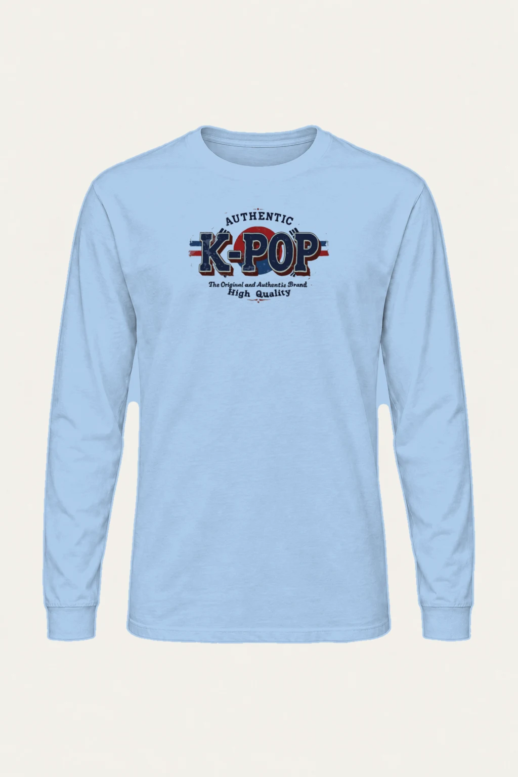 "Authentic K-Pop" Unisex Longsleeve T-shirt | Gildan 2400