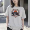 "Authentic Seoul Denim Co." Heavyweight Unisex Crewneck T-shirt | Gildan 5000