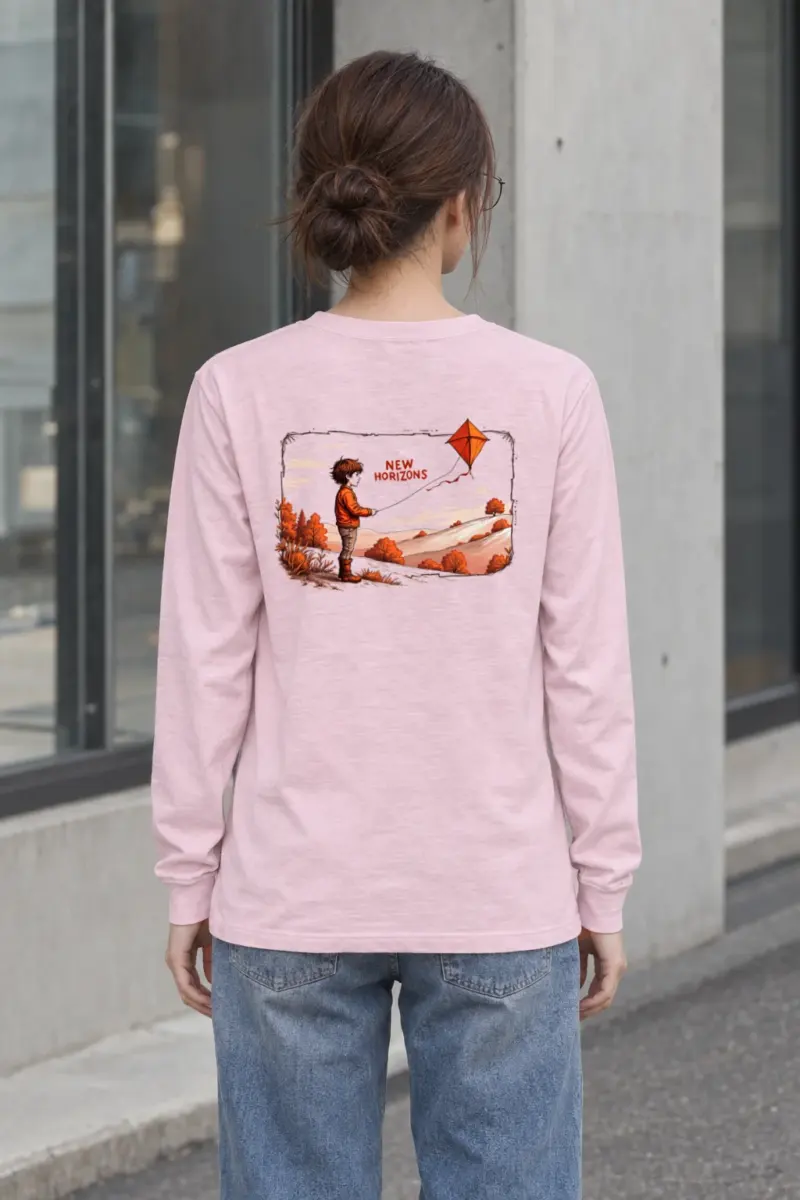 "Autumn Kite Flight" Unisex Longsleeve T-shirt