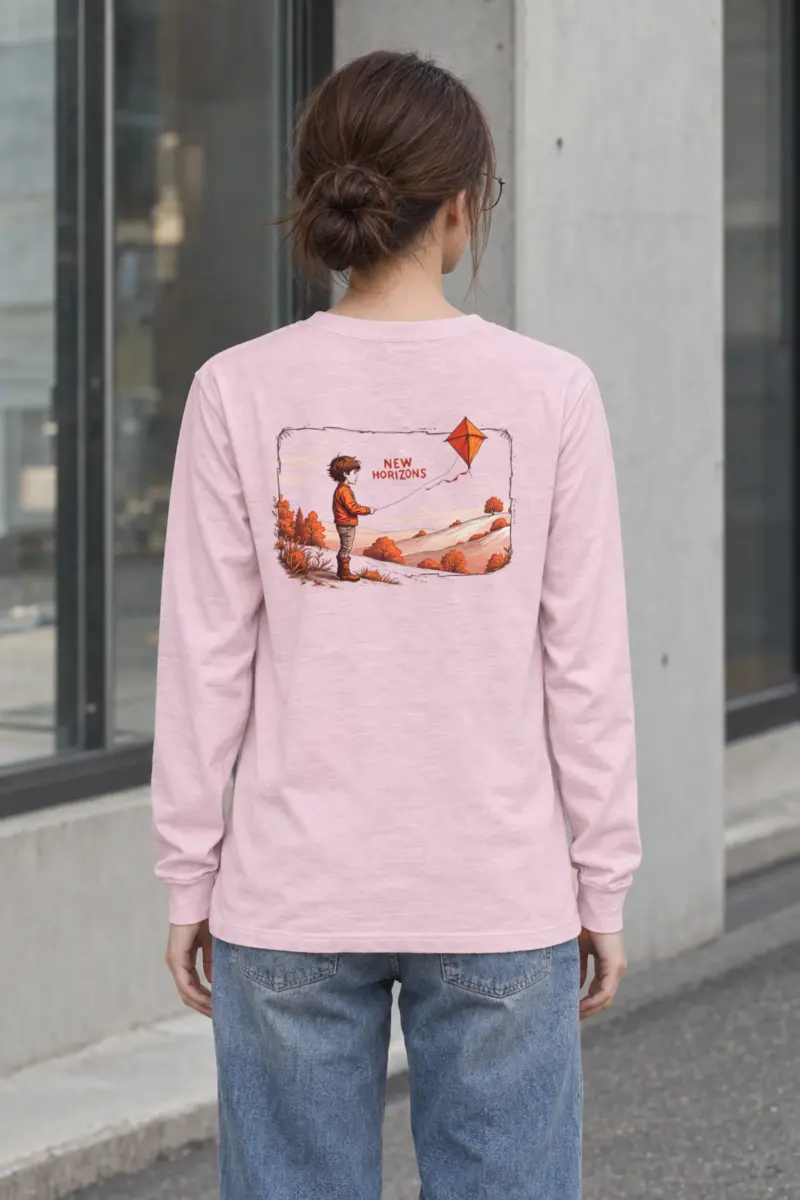 "Autumn Kite Flight" Unisex Longsleeve T-shirt