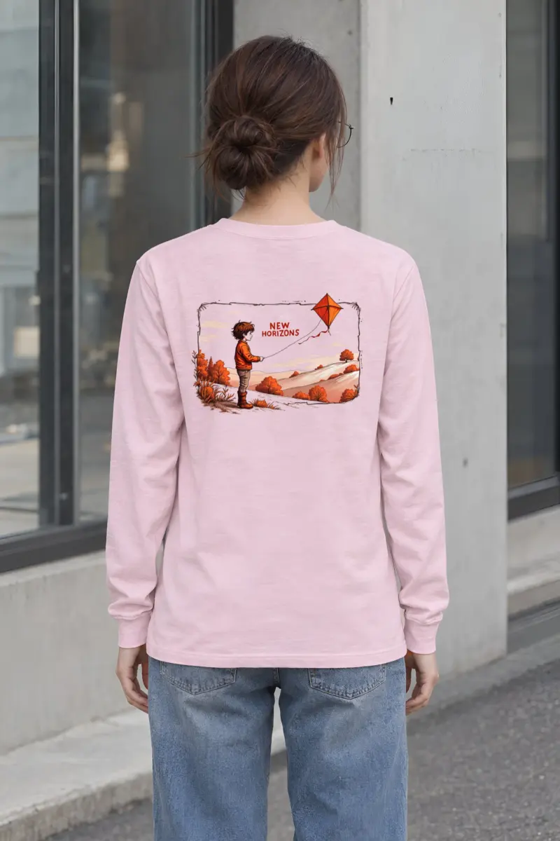 "Autumn Kite Flight" Unisex Longsleeve T-shirt