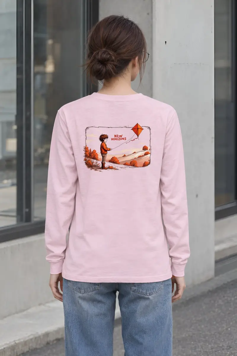 "Autumn Kite Flight" Unisex Longsleeve T-shirt