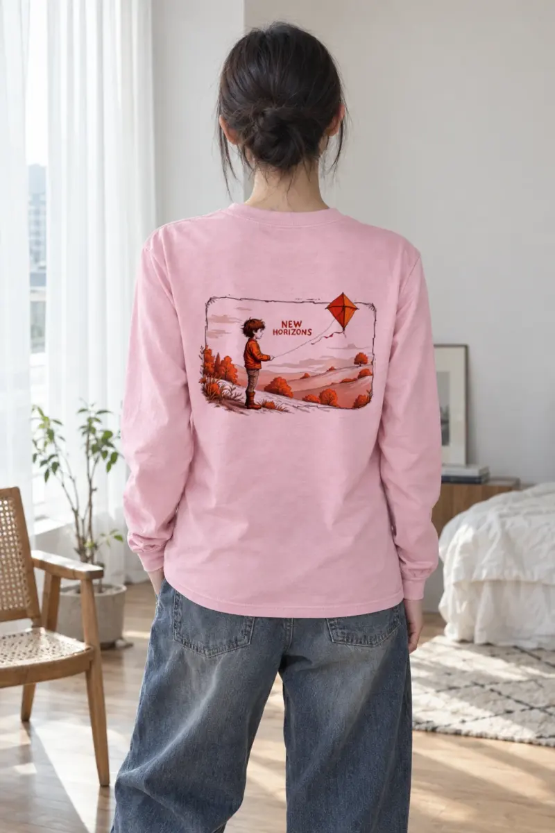 "Autumn Kite Flight" Unisex Longsleeve T-shirt