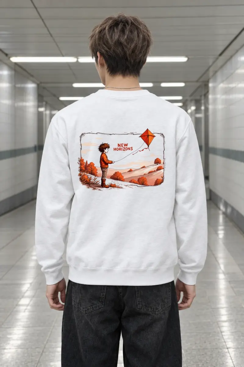 "Autumn Kite Tale" Heavy Blend Unisex Crewneck Sweatshirt