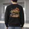 "Autumn Tree Solitude" Heavy Blend Unisex Crewneck Sweatshirt