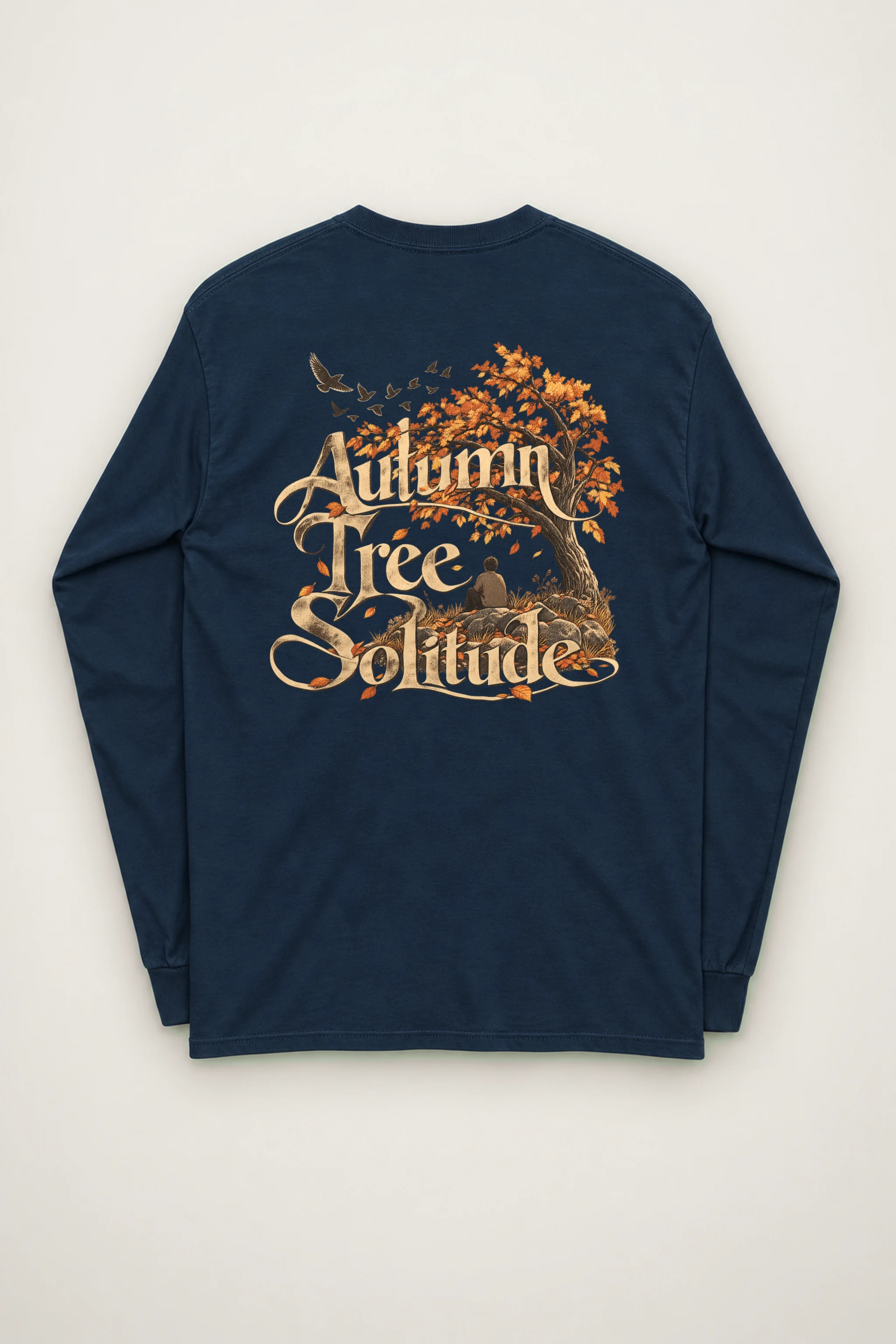 "Autumn Tree Solitude" Unisex Longsleeve T-shirt