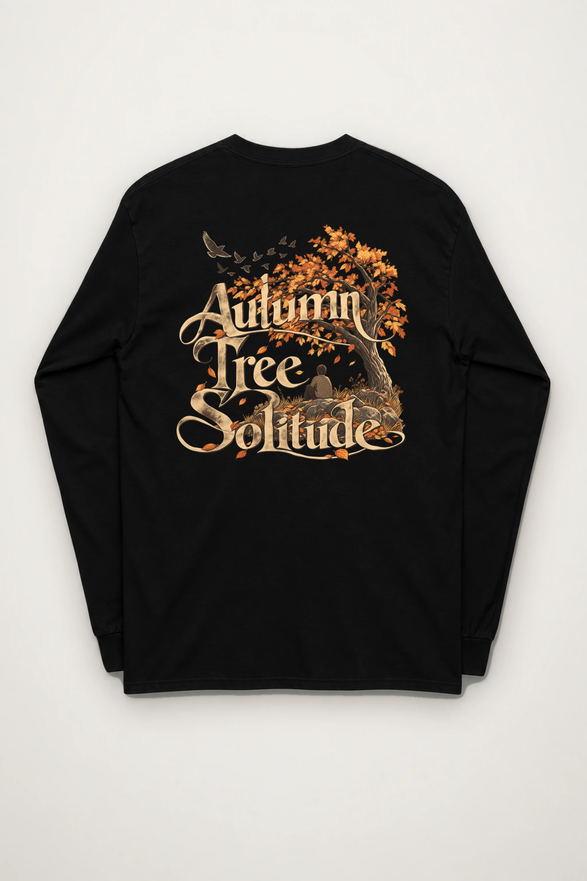 "Autumn Tree Solitude" Unisex Longsleeve T-shirt