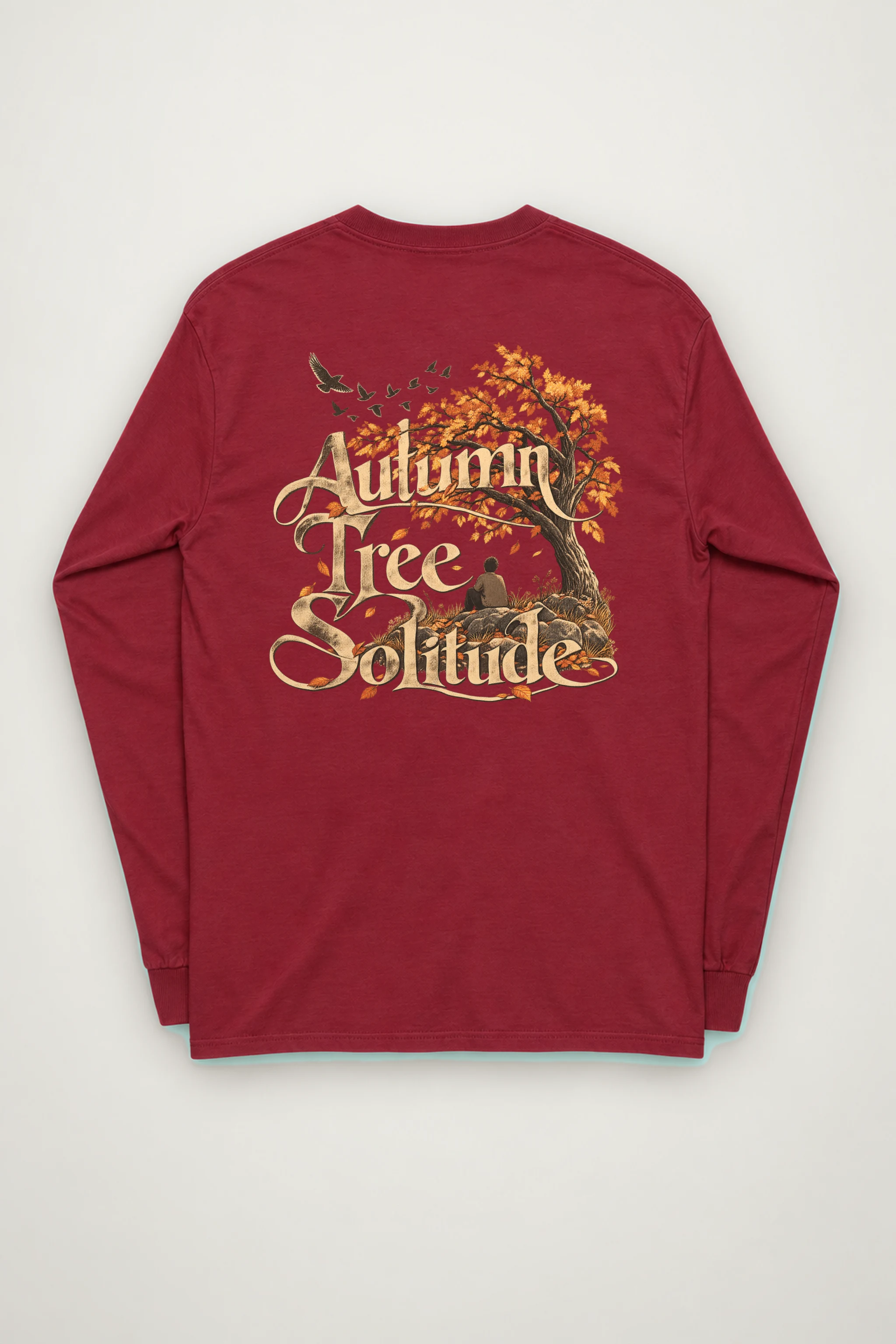 "Autumn Tree Solitude" Unisex Longsleeve T-shirt
