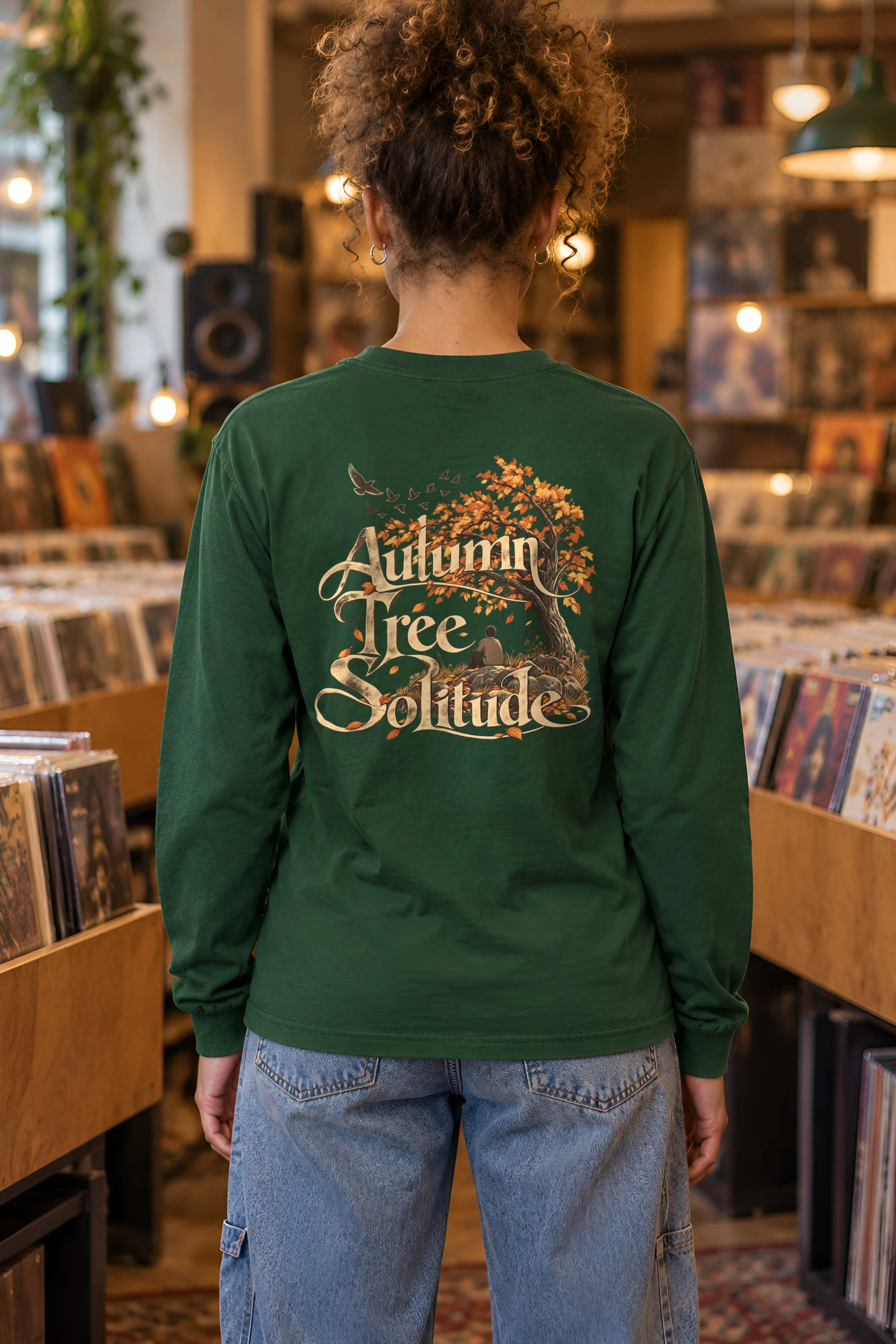 "Autumn Tree Solitude" Unisex Longsleeve T-shirt