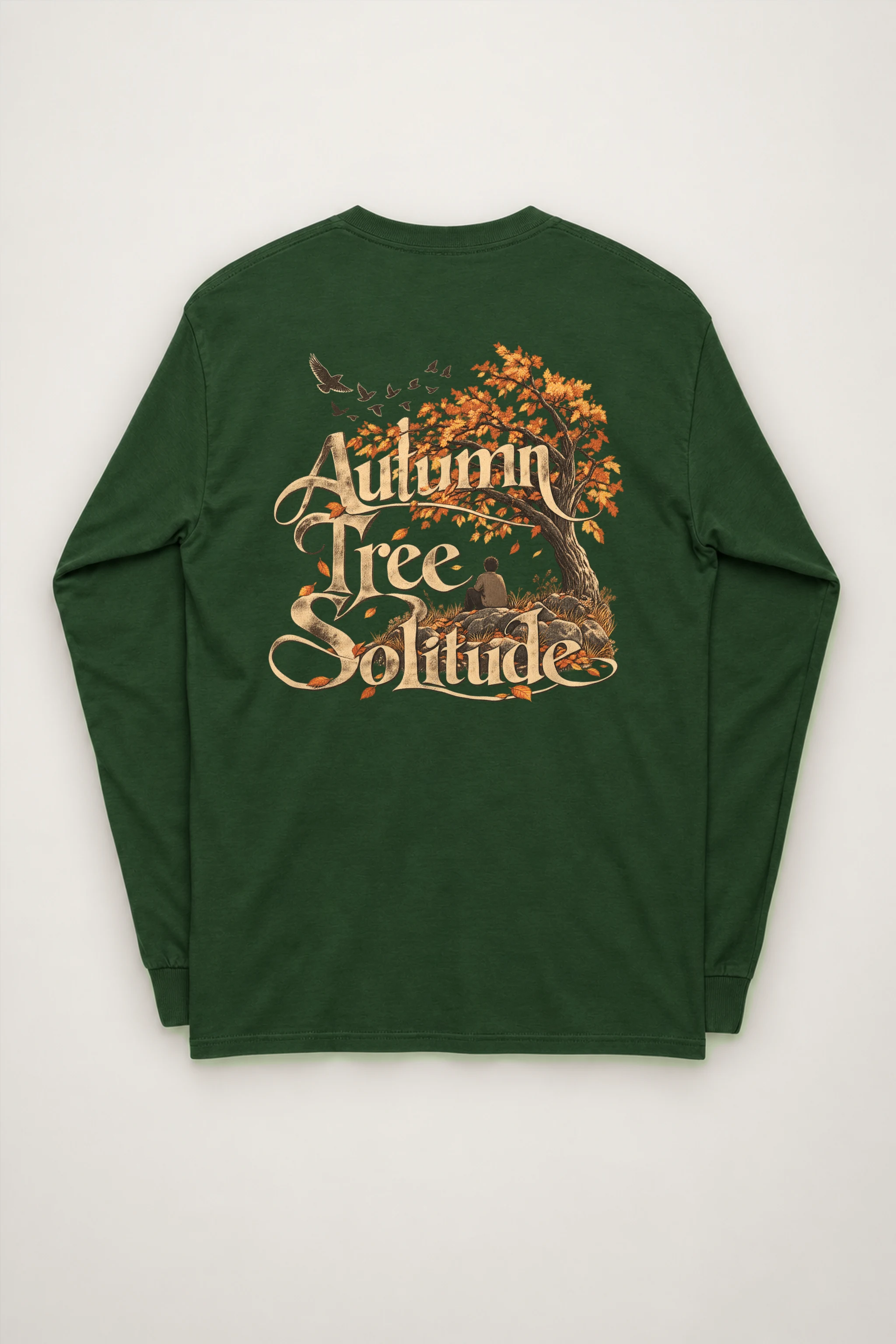 "Autumn Tree Solitude" Unisex Longsleeve T-shirt