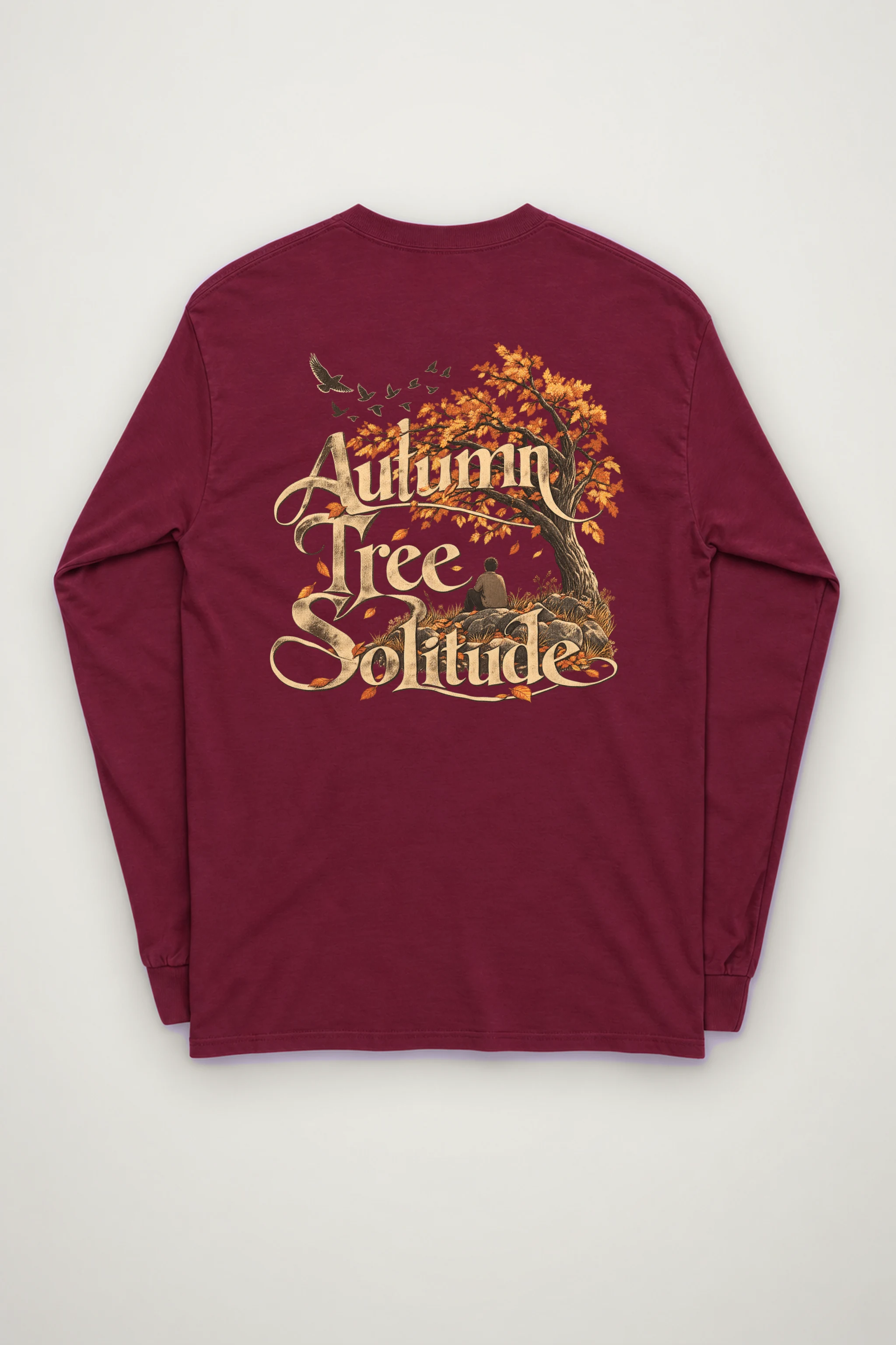 "Autumn Tree Solitude" Unisex Longsleeve T-shirt