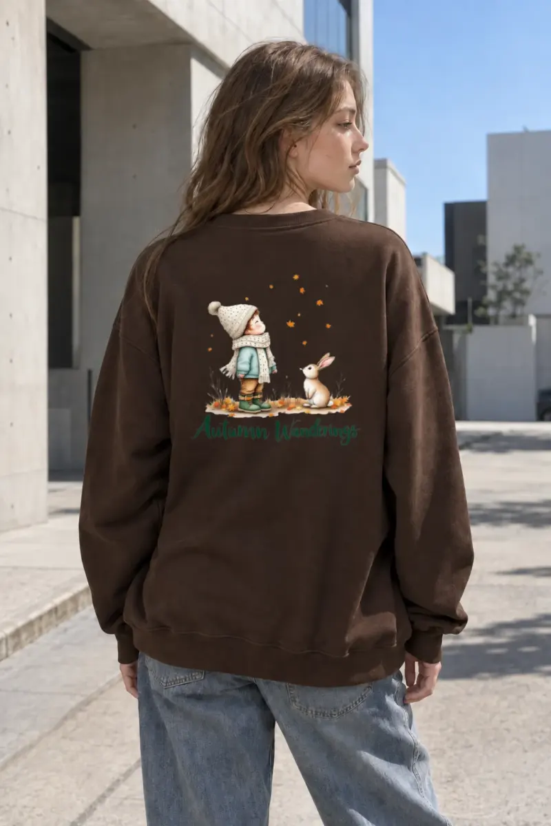 “Autumn Wanderings” Heavy Blend Unisex Crewneck Sweatshirt | Gildan 18000