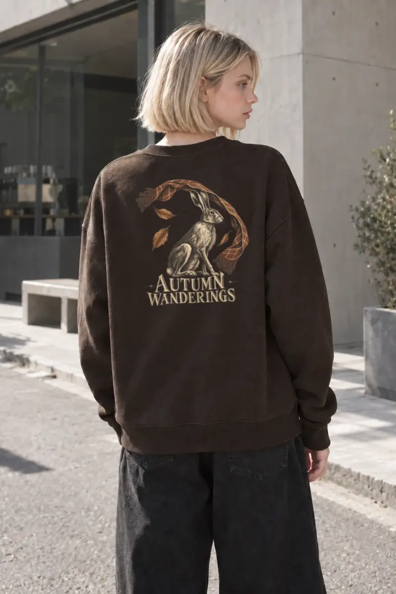 "Autumn Wanderings" Heavy Blend Unisex Crewneck Sweatshirt | Gildan 18000