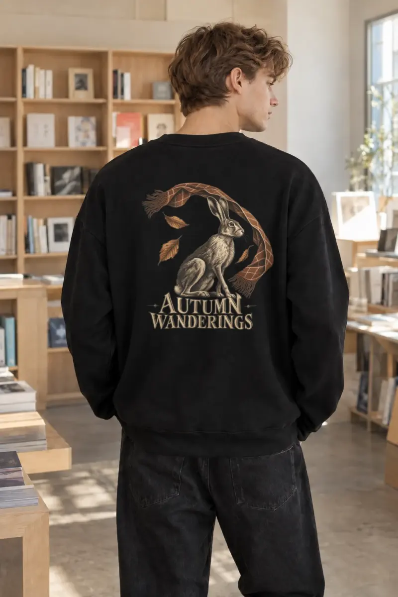 "Autumn Wanderings" Heavy Blend Unisex Crewneck Sweatshirt | Gildan 18000