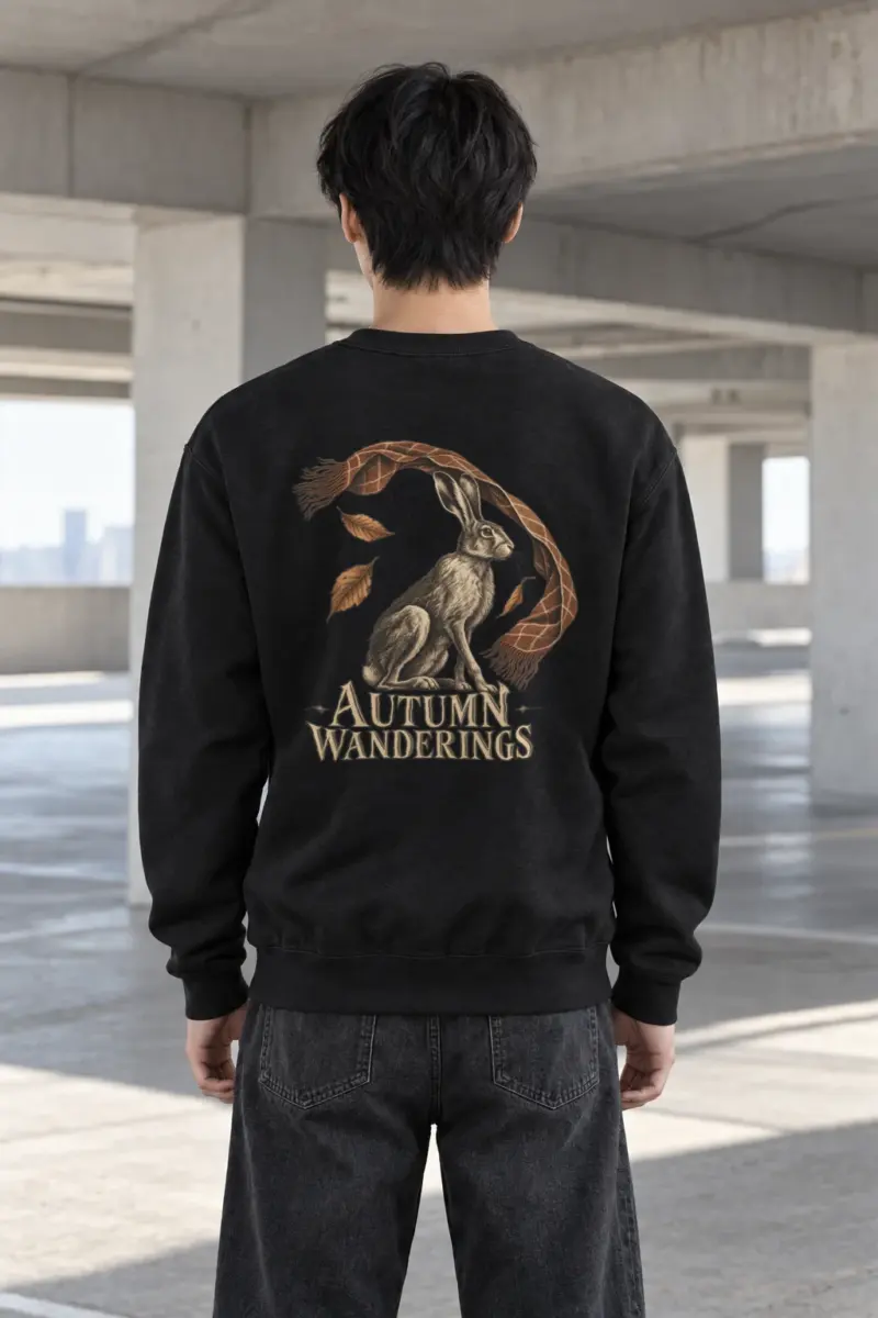 "Autumn Wanderings" Heavy Blend Unisex Crewneck Sweatshirt | Gildan 18000